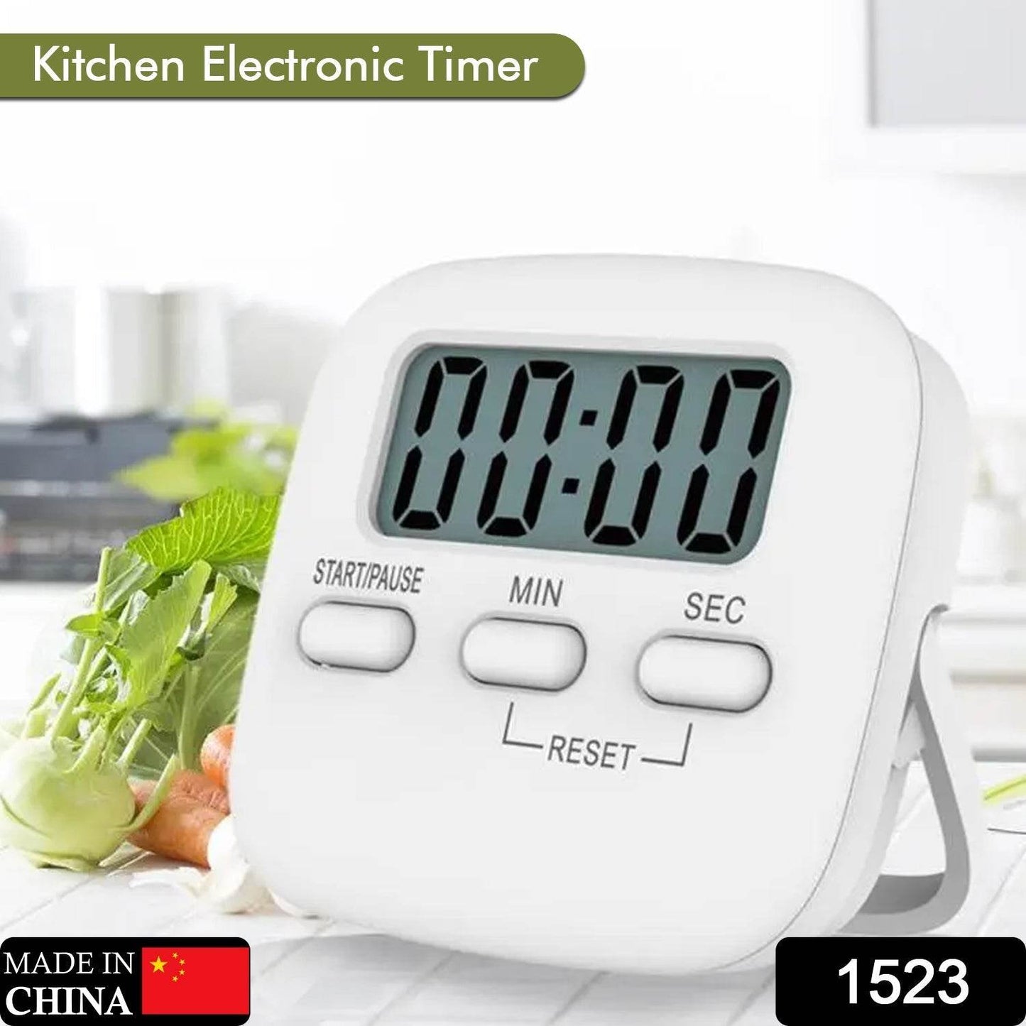 Digital Kitchen Timer with Alarm | Stop Watch Timer for Kitchen | Kitchen Timer with Magnetic Stand |Timer Clock for Study - infinityexculsivestore.com