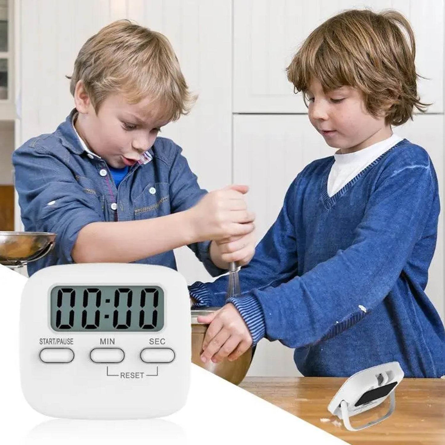 Digital Kitchen Timer with Alarm | Stop Watch Timer for Kitchen | Kitchen Timer with Magnetic Stand |Timer Clock for Study - infinityexculsivestore.com