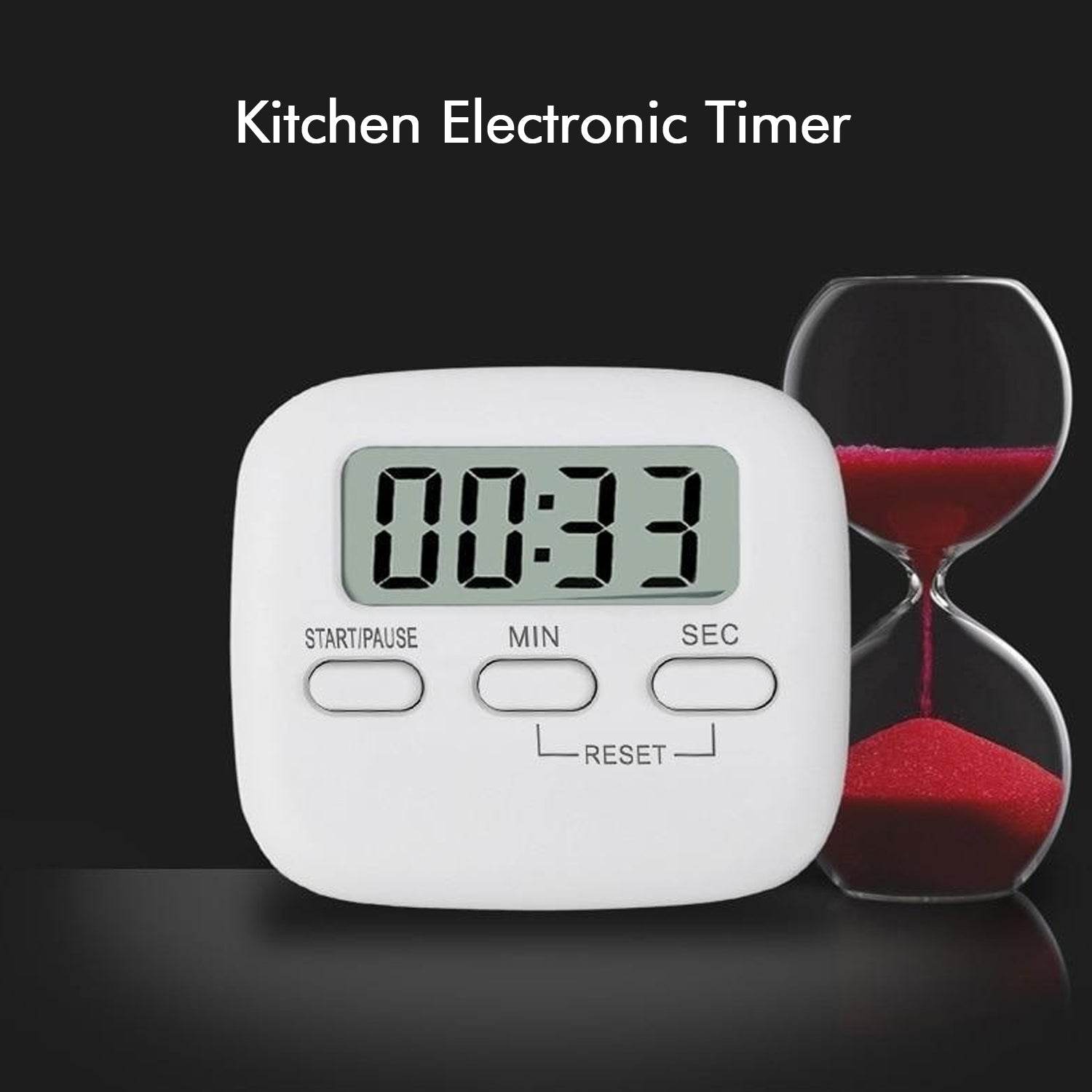 Digital Kitchen Timer with Alarm | Stop Watch Timer for Kitchen | Kitchen Timer with Magnetic Stand |Timer Clock for Study - infinityexculsivestore.com