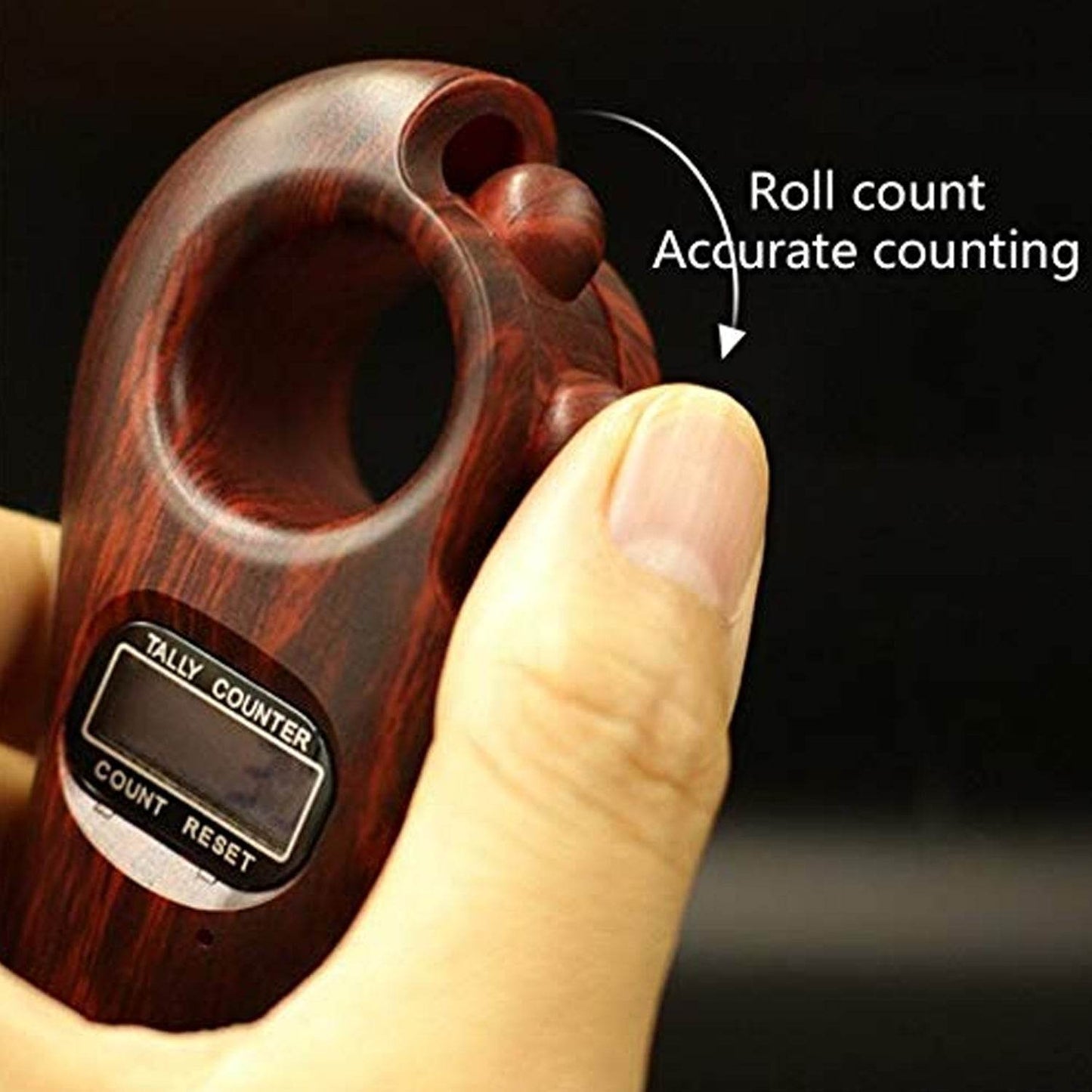 Digital Tasbih/Tasbeeh Digital Tally Counter, Wooden Religious Tally Counter Digital Beads (for Zikr/Naam Jaap) - infinityexculsivestore.com