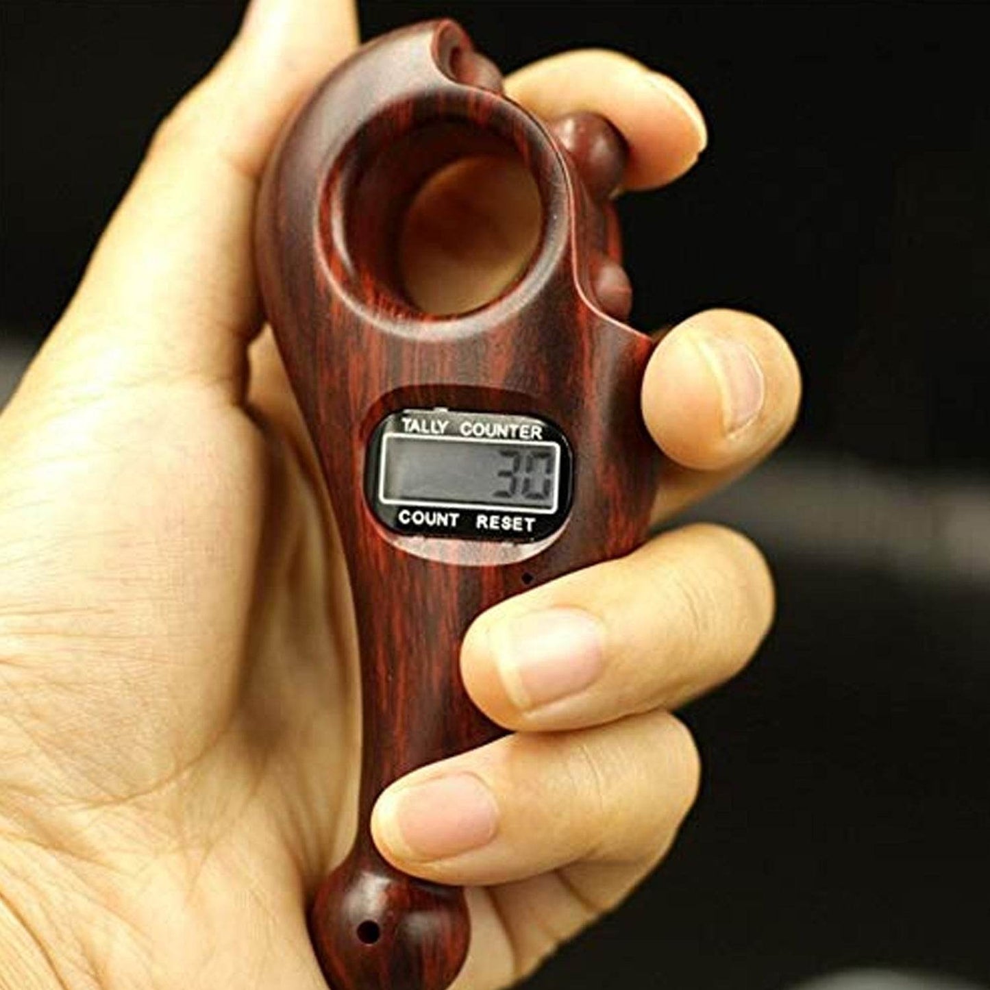 Digital Tasbih/Tasbeeh Digital Tally Counter, Wooden Religious Tally Counter Digital Beads (for Zikr/Naam Jaap) - infinityexculsivestore.com
