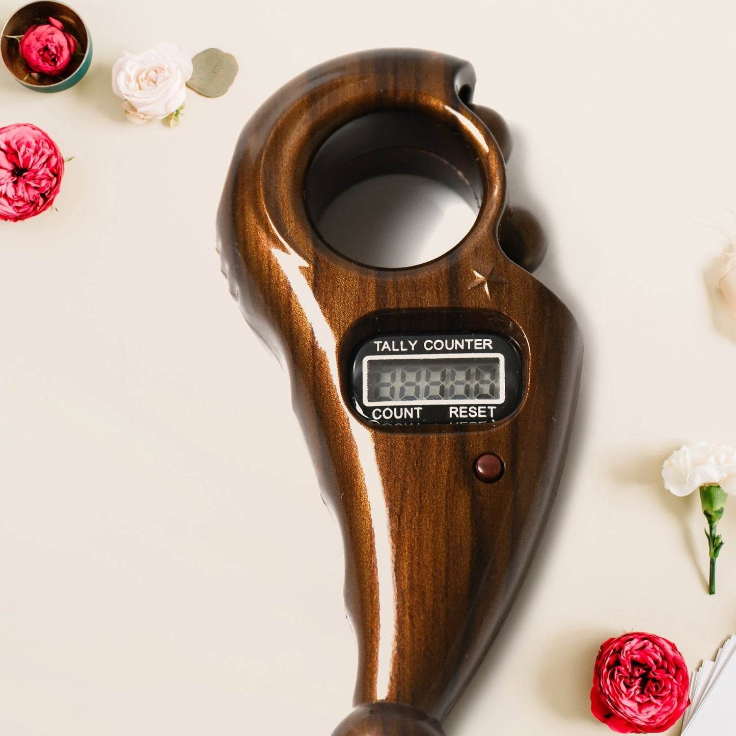 Digital Tasbih/Tasbeeh Digital Tally Counter, Wooden Religious Tally Counter Digital Beads (for Zikr/Naam Jaap) - infinityexculsivestore.com