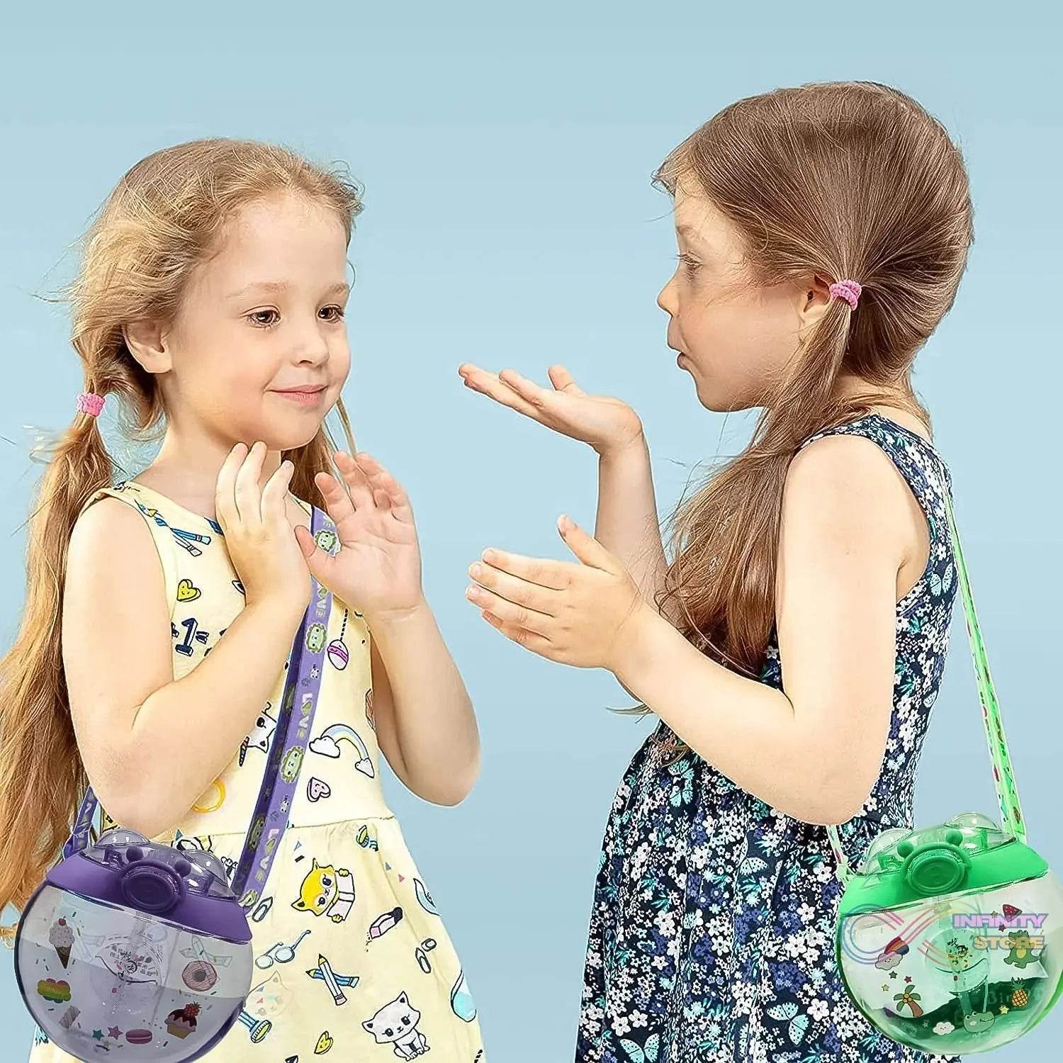 Donut Water Bottle Sipper Bottle (1 pc / 400 ML Approx) - infinityexculsivestore.com