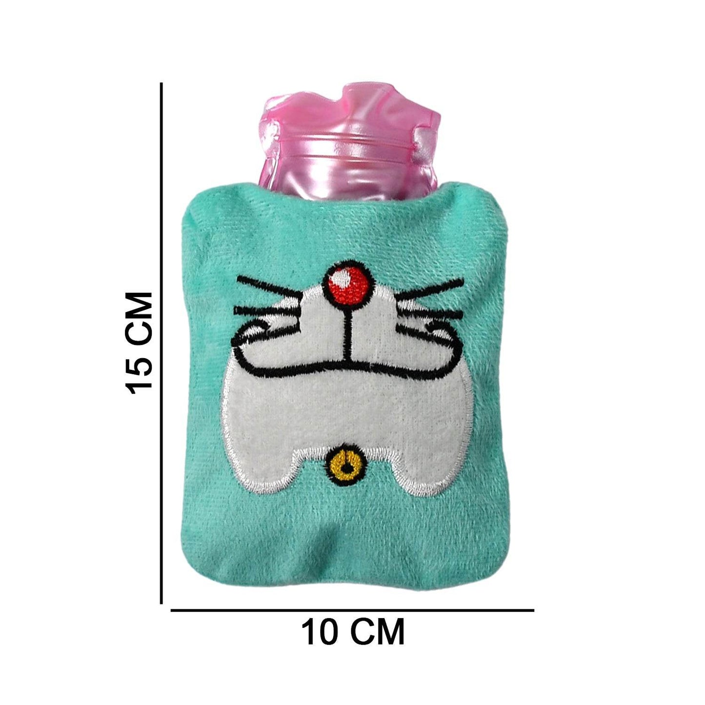 Doremon Cartoon Small Hot Water Bag with Cover for Pain Relief - infinityexculsivestore.com