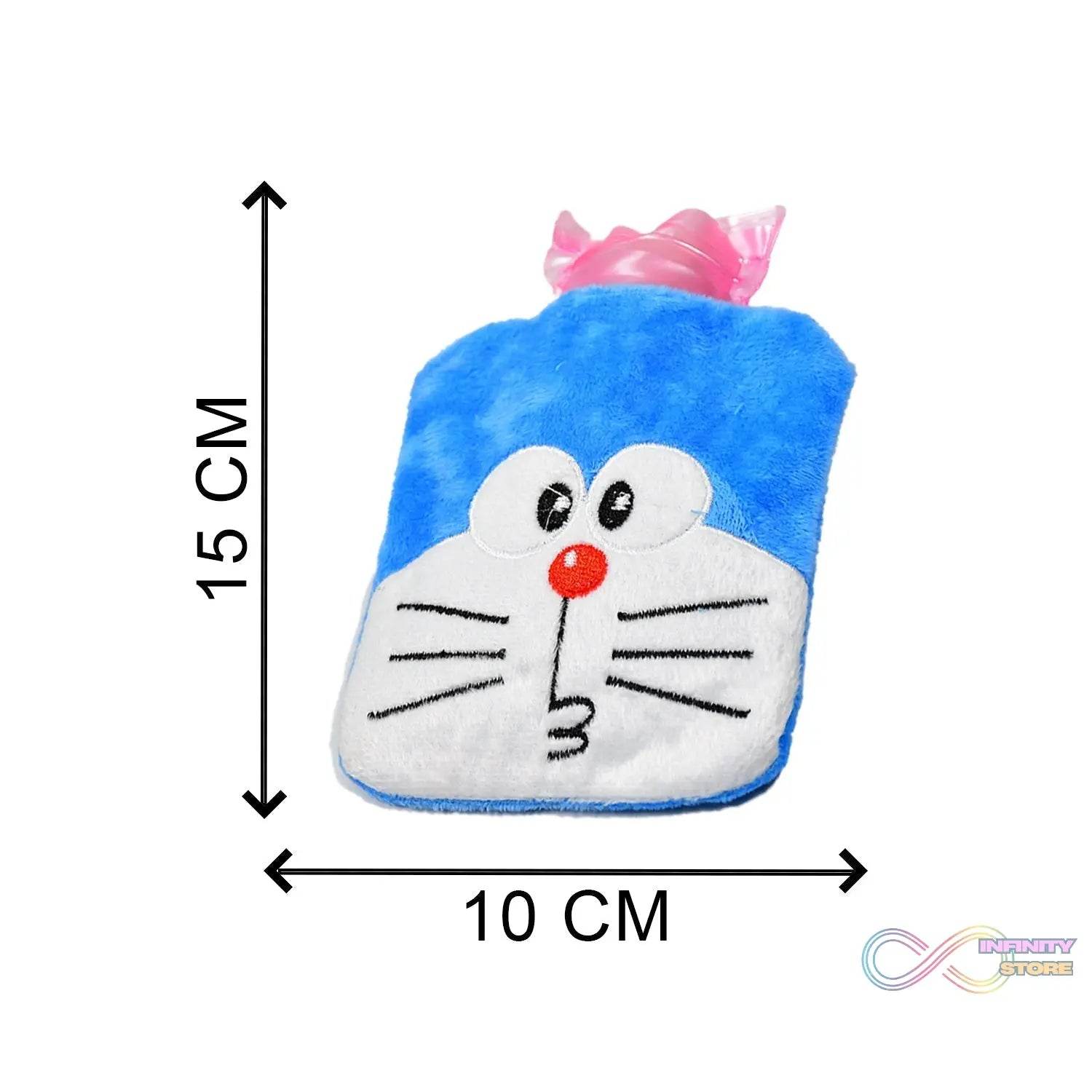 Doremon small Hot Water Bag with Cover for Pain Relief, Neck, Shoulder Pain and Hand, Feet Warmer, Menstrual Cramps. - infinityexculsivestore.com