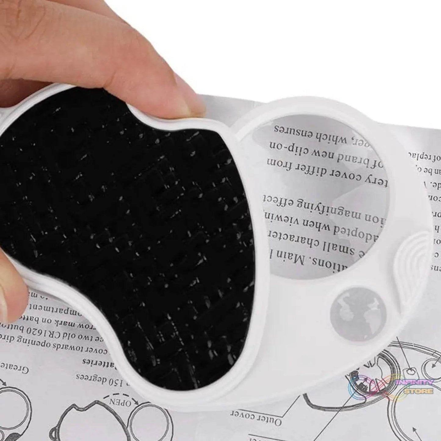 Double-Magnification Led Magnifiers with Light (1 Pc / Small) - infinityexculsivestore.com