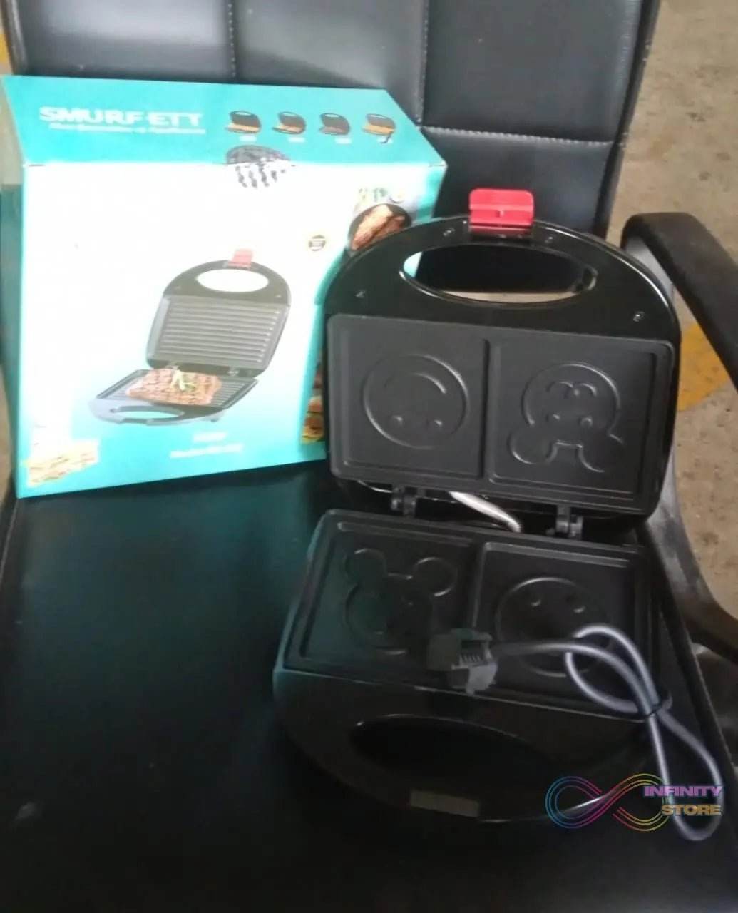 Double Sided Heating 750W Electric Sandwich Maker (1 Pc) - infinityexculsivestore.com