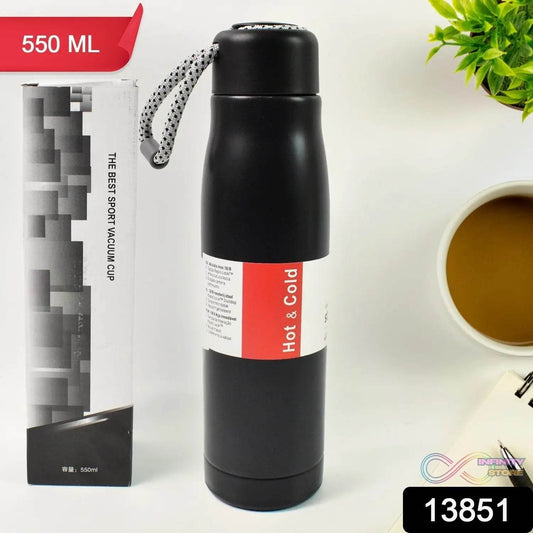 Double Wall Vacuum Insulated Water Bottle (550 ML) - infinityexculsivestore.com