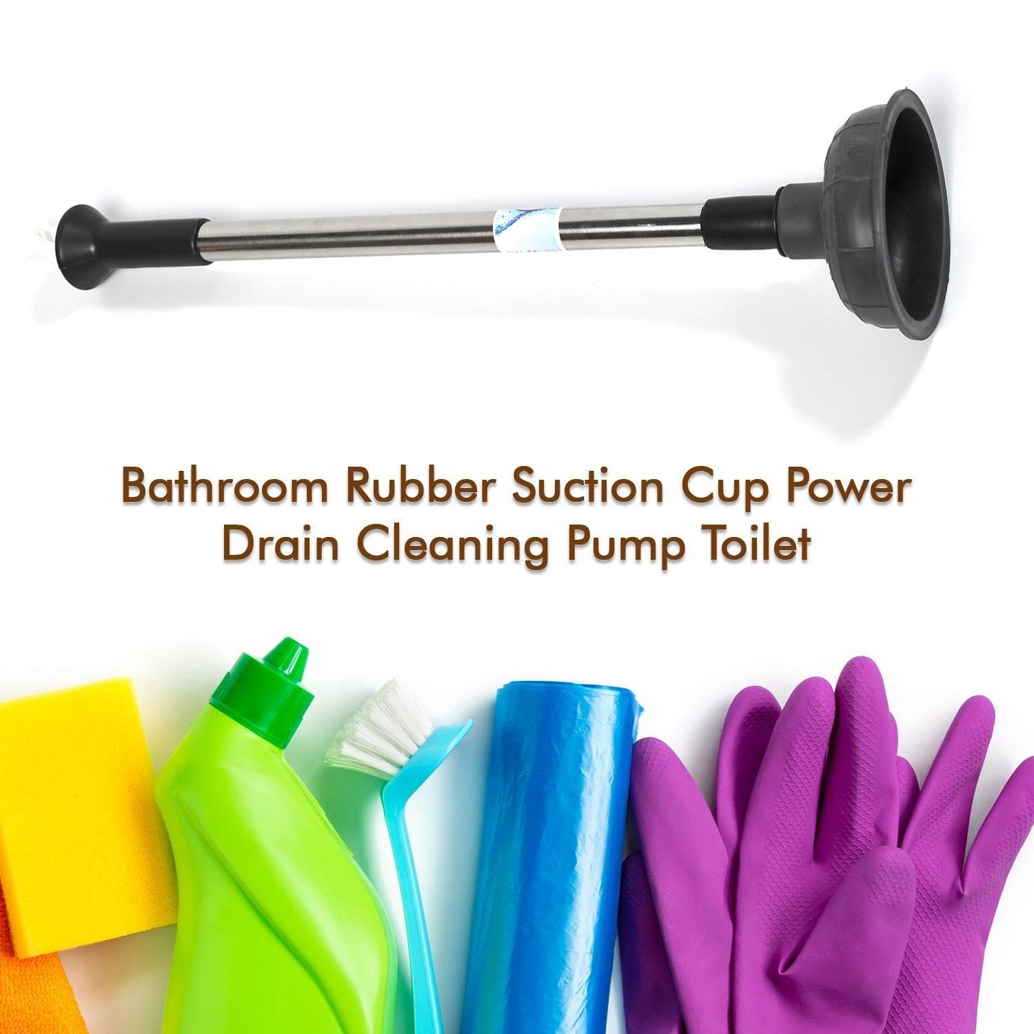 Drain Unblocker Pump for Kitchen, Sink & Toilet Cleaning - infinityexculsivestore.com