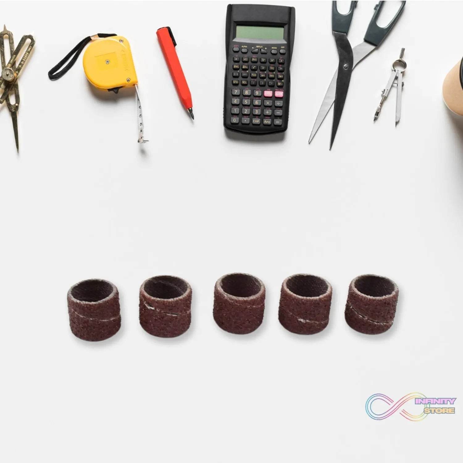 Drum Polishing Kit, Drum Sanding Sleeves Widely Used (10 Pcs Set) - infinityexculsivestore.com