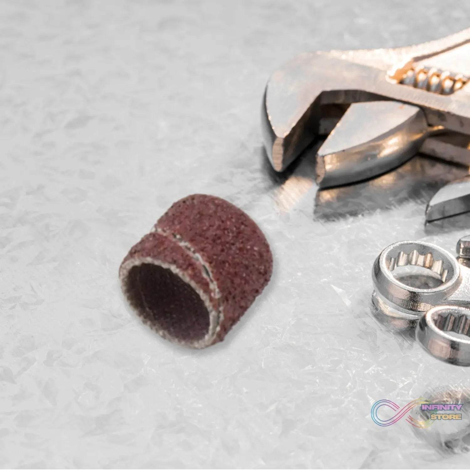 Drum Polishing Kit, Drum Sanding Sleeves Widely Used (10 Pcs Set) - infinityexculsivestore.com
