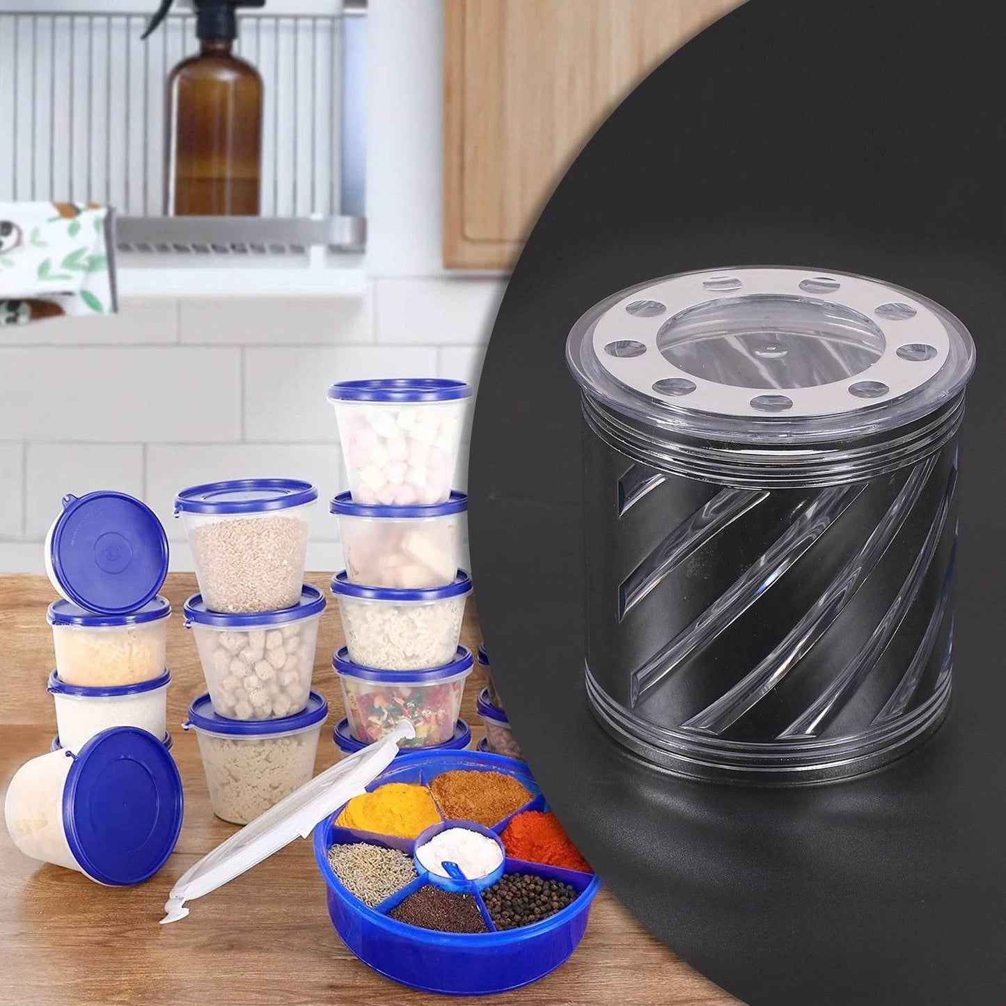 Dry Fruit Container , Storage Airtight Container For home & kitchen Use ( 750 ML ) - infinityexculsivestore.com