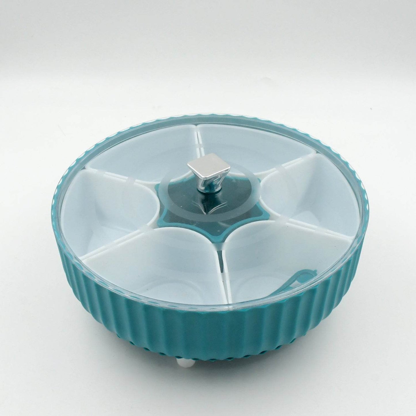 Dry Fruit & Snack Organizer: 360° Revolving Box (7 Compartments, Airtight) - infinityexculsivestore.com