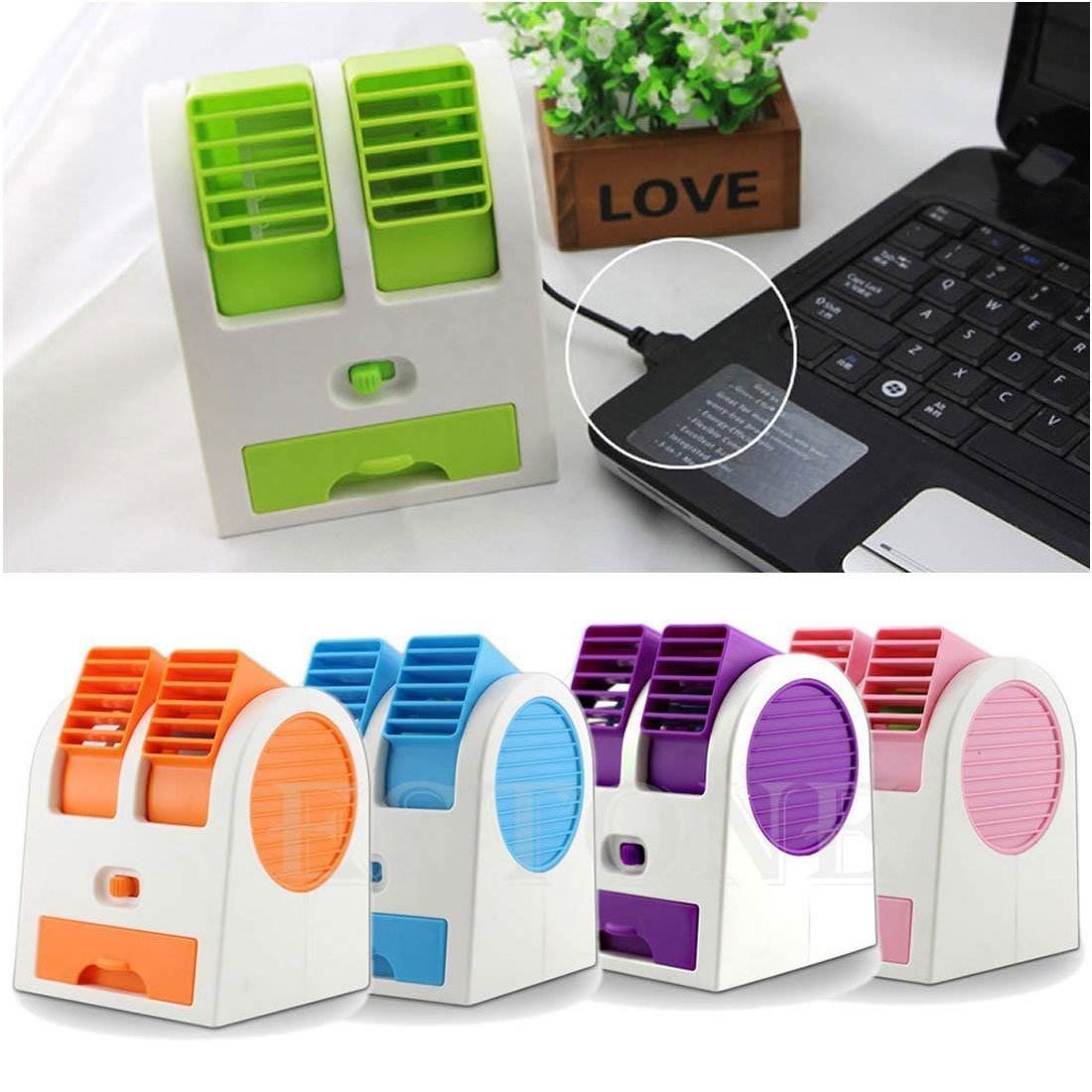 Dual Bladeless Mini Air Conditioner - infinityexculsivestore.com