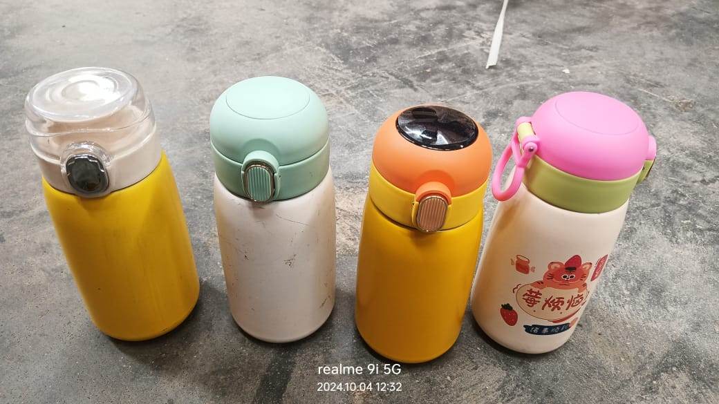Duck Stainless Steel Water Bottle (1 Pc / Mix Design) - infinityexculsivestore.com