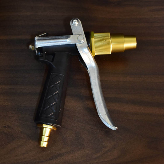 Durable Gold Color Trigger Hose Nozzle Water Lever Spray - infinityexculsivestore.com