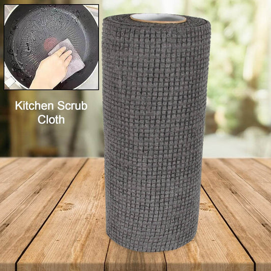 Durable Kitchen Scrub Cloth, Microfiber Cleaning Cloth Roll, Kitchen Wear-Resistant Cloth 20Γ22cm, Multipurpose Cleaning Cloths for Kitchen (1pc) - infinityexculsivestore.com