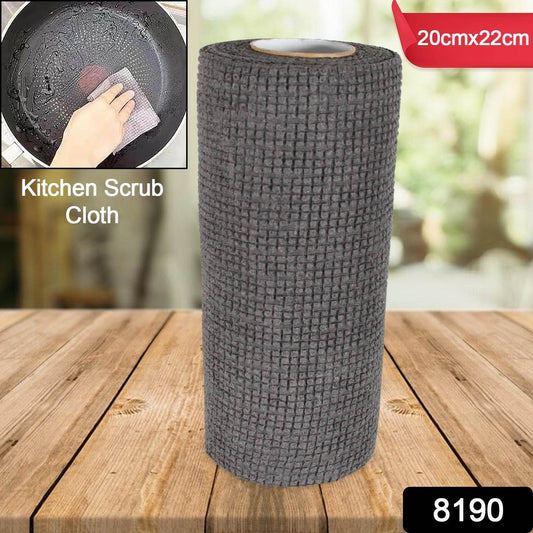 Durable Kitchen Scrub Cloth, Microfiber Cleaning Cloth Roll, Kitchen Wear-Resistant Cloth 20Γ22cm, Multipurpose Cleaning Cloths for Kitchen (1pc) - infinityexculsivestore.com