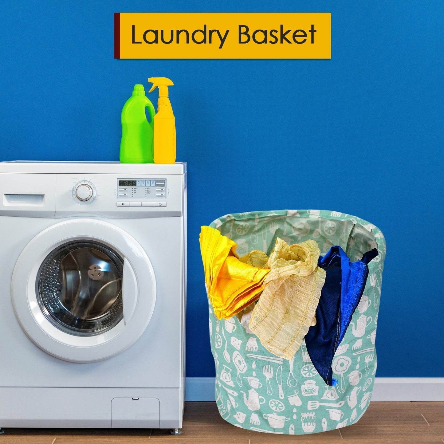 Durable and Collapsible Laundry storage Bag with Handles Clothes & Toys Storage Foldable Laundry Bag for Dirty Clothes. - infinityexculsivestore.com
