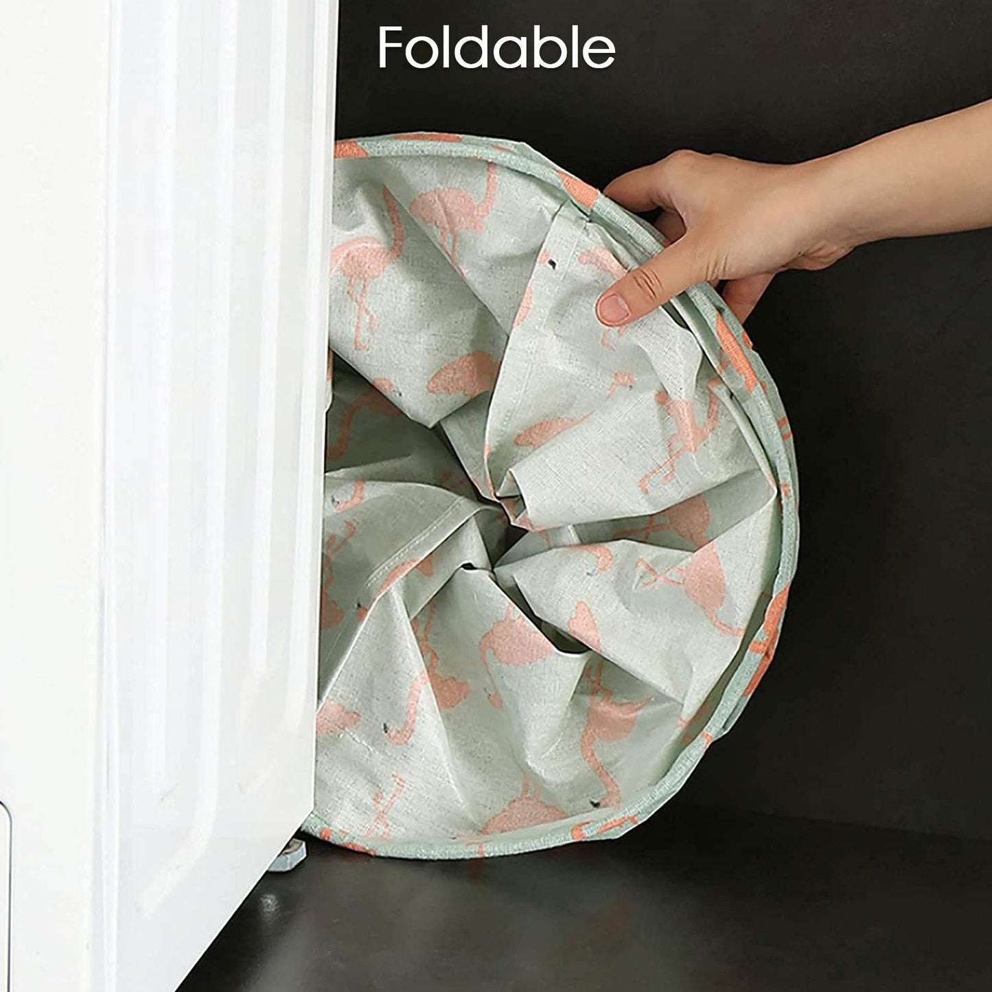 Durable and Collapsible Laundry storage Bag with Handles Clothes & Toys Storage Foldable Laundry Bag for Dirty Clothes. - infinityexculsivestore.com