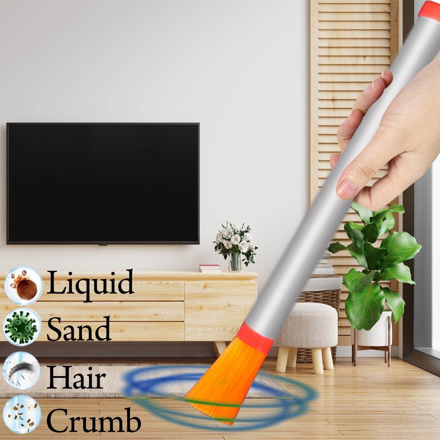 Dust Cleaning Brush for Deep Cleansteel bodyperfect size - infinityexculsivestore.com