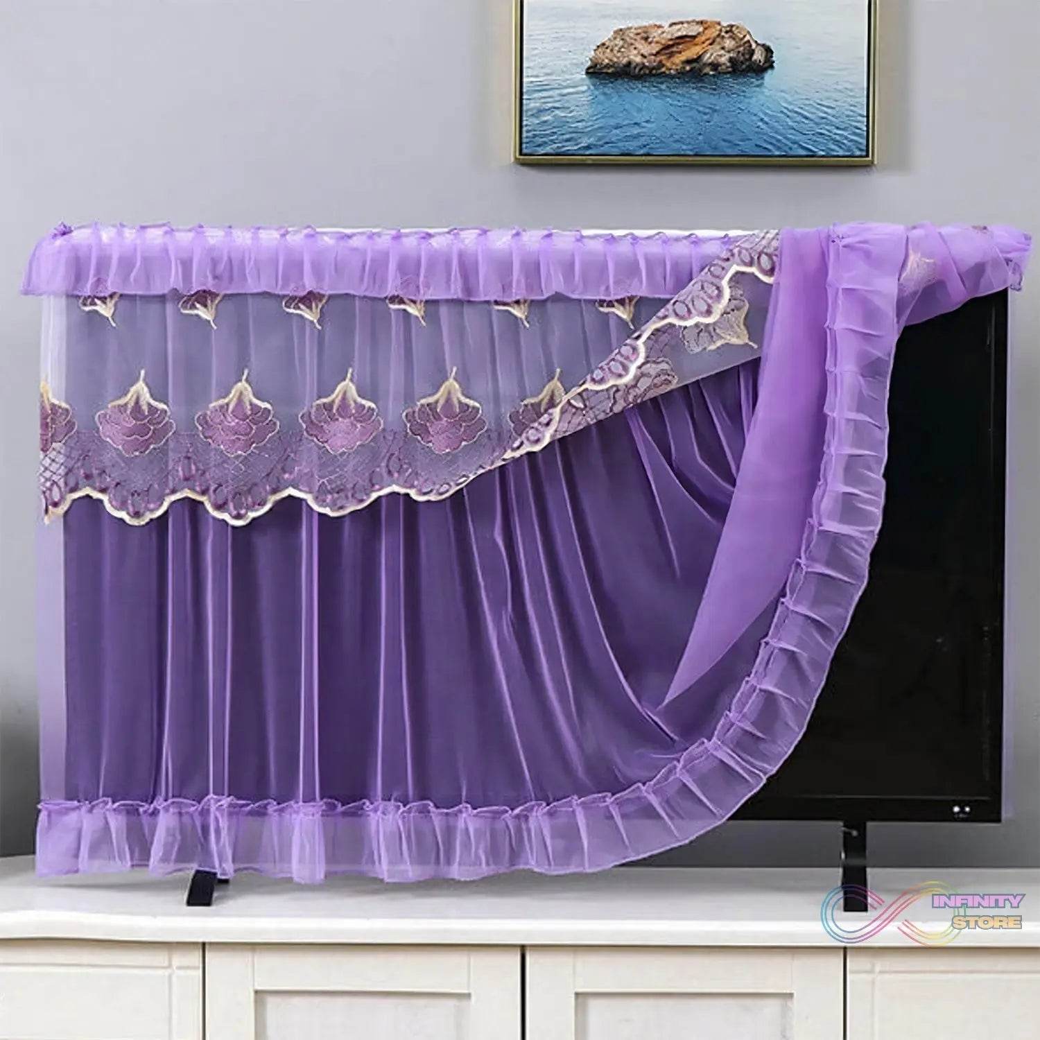 Dustproof Cover for Indoor, TV Screen Protector Cloth Cover (32 Inch) - infinityexculsivestore.com