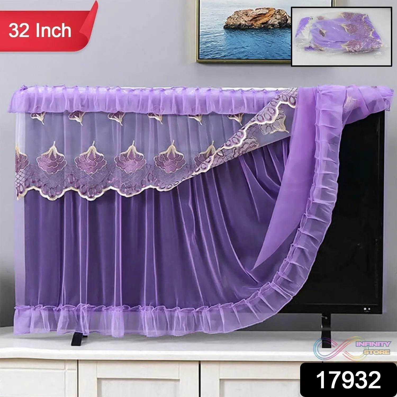 Dustproof Cover for Indoor, TV Screen Protector Cloth Cover (32 Inch) - infinityexculsivestore.com