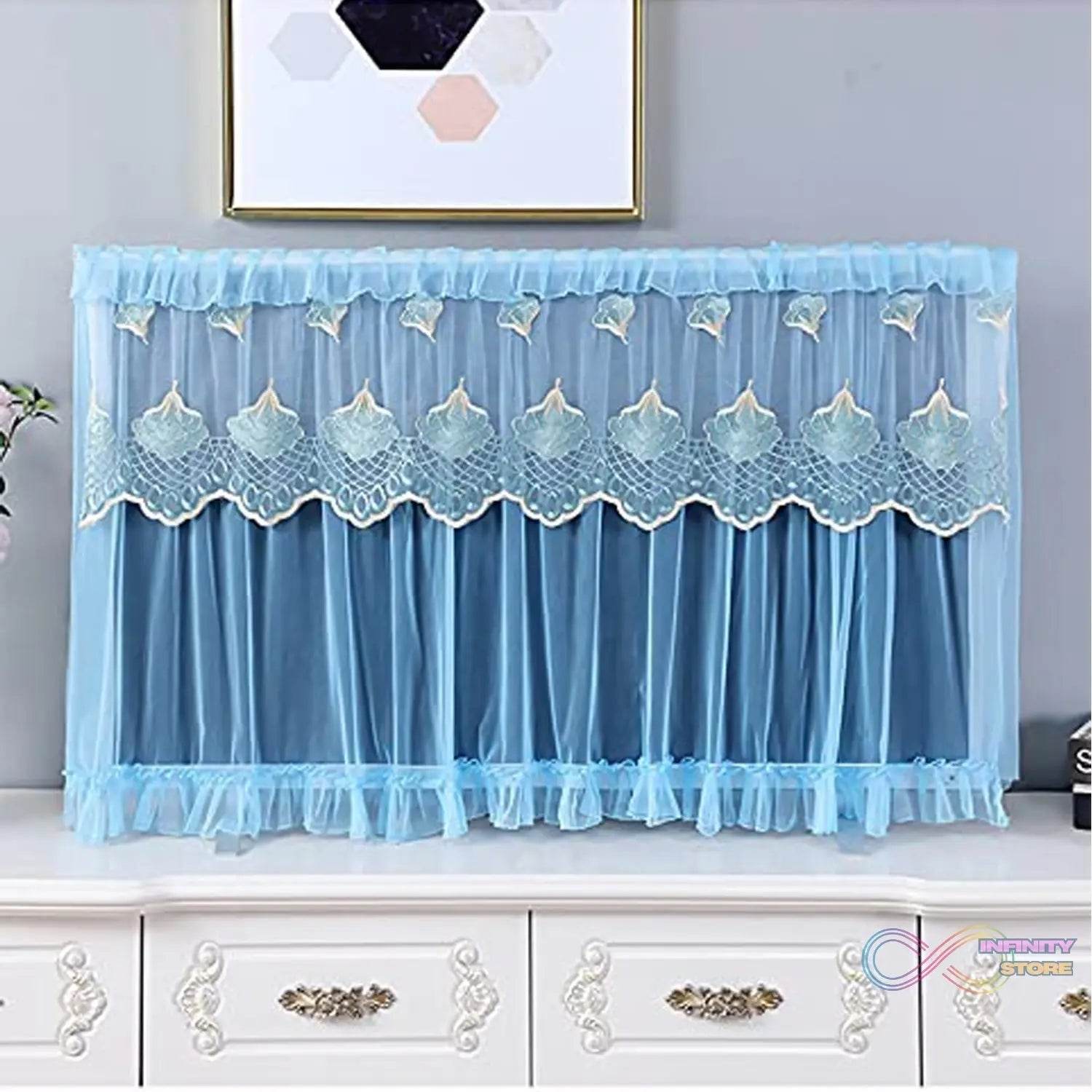Dustproof Cover for Indoor, TV Screen Protector Cloth Cover (55 Inch) - infinityexculsivestore.com