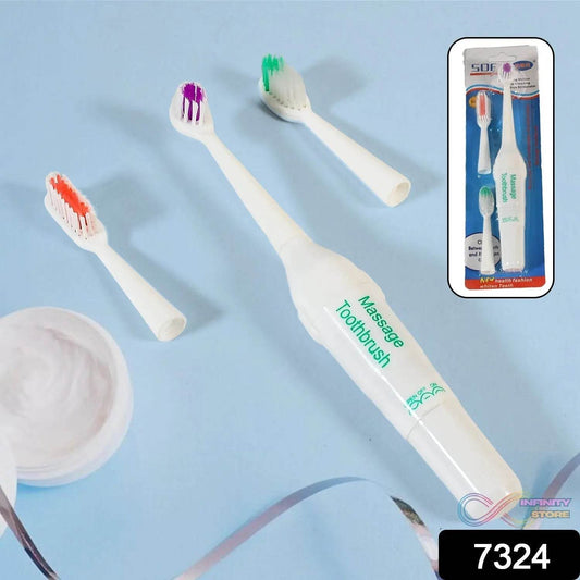 ELECTRIC TOOTHBRUSH FOR ADULTS AND TEENS, ELECTRIC TOOTHBRUSH BATTERY OPERATED DEEP CLEANSING TOOTHBRUSH (Battery Not included) - infinityexculsivestore.com