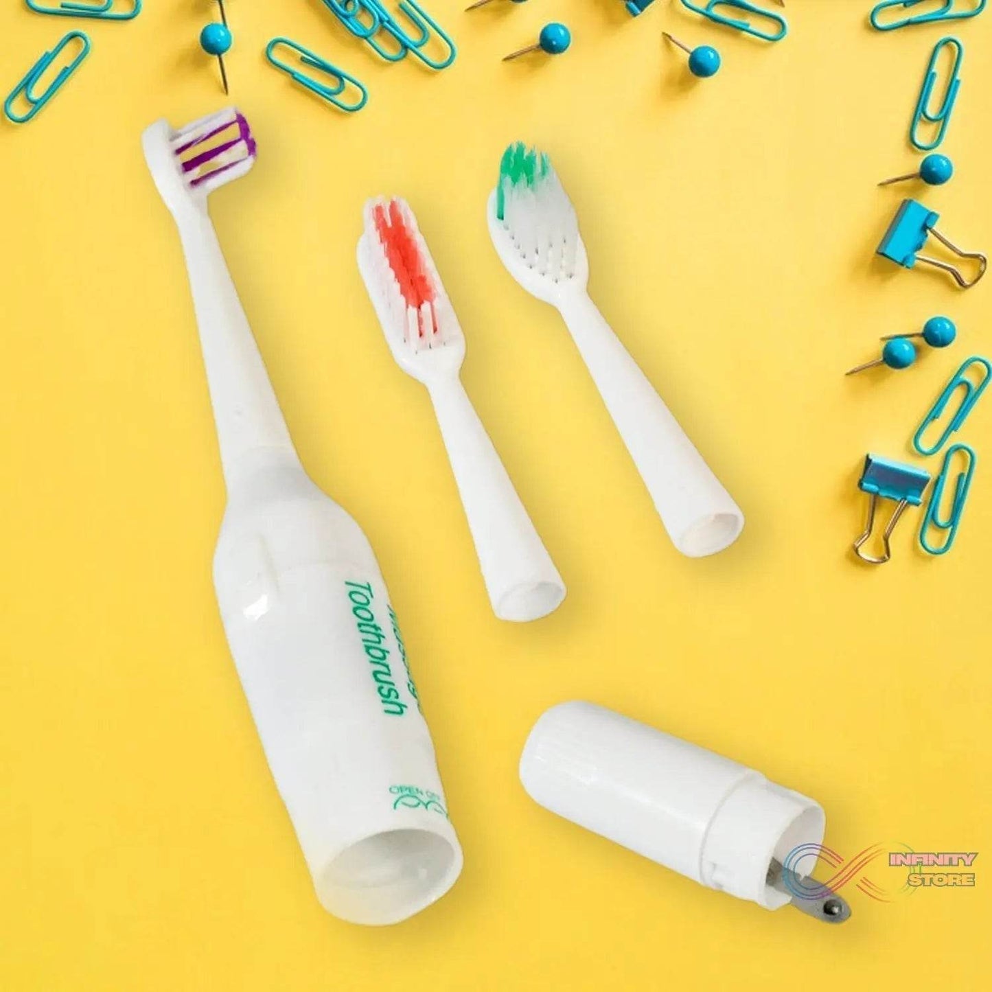 ELECTRIC TOOTHBRUSH FOR ADULTS AND TEENS, ELECTRIC TOOTHBRUSH BATTERY OPERATED DEEP CLEANSING TOOTHBRUSH (Battery Not included) - infinityexculsivestore.com