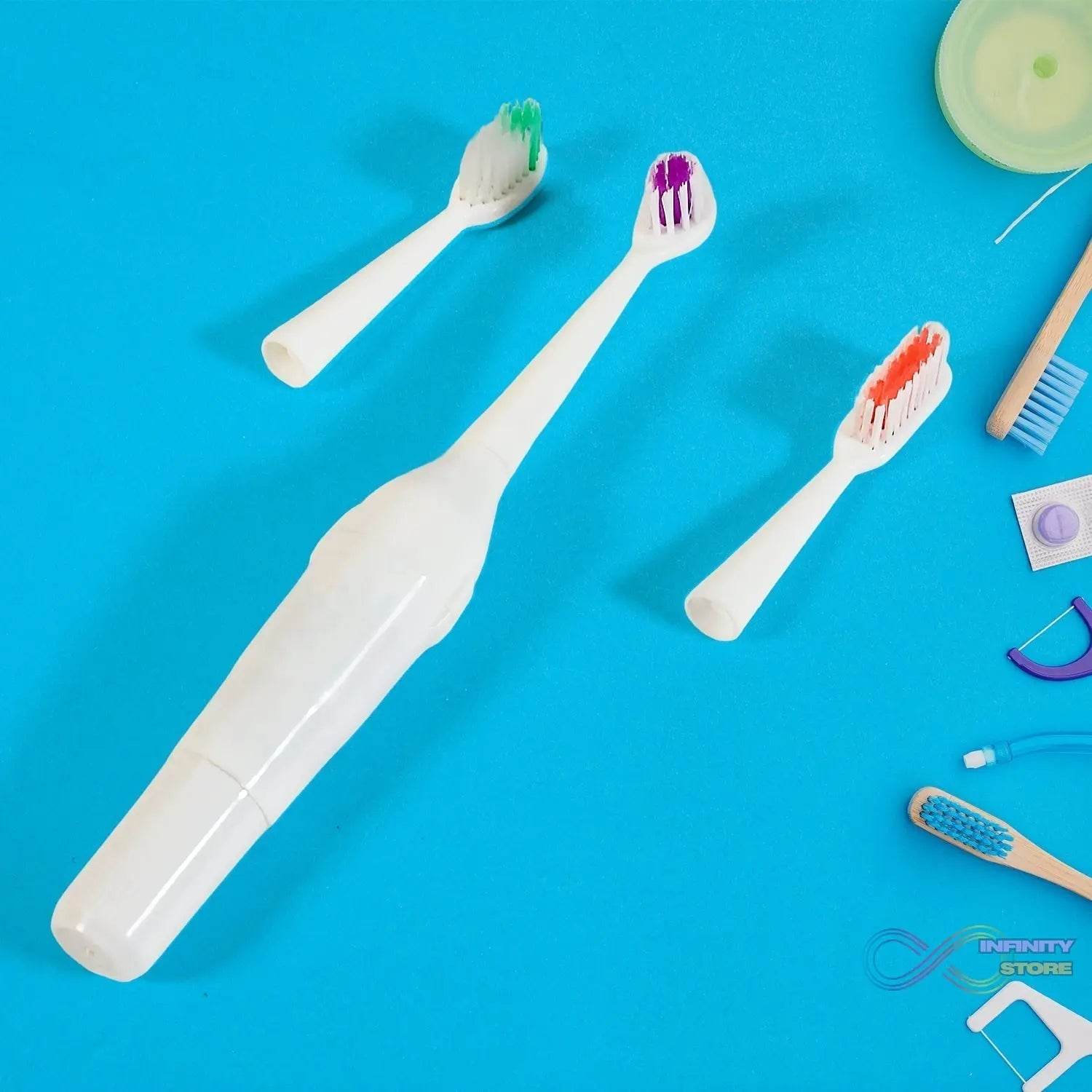 ELECTRIC TOOTHBRUSH FOR ADULTS AND TEENS, ELECTRIC TOOTHBRUSH BATTERY OPERATED DEEP CLEANSING TOOTHBRUSH (Battery Not included) - infinityexculsivestore.com
