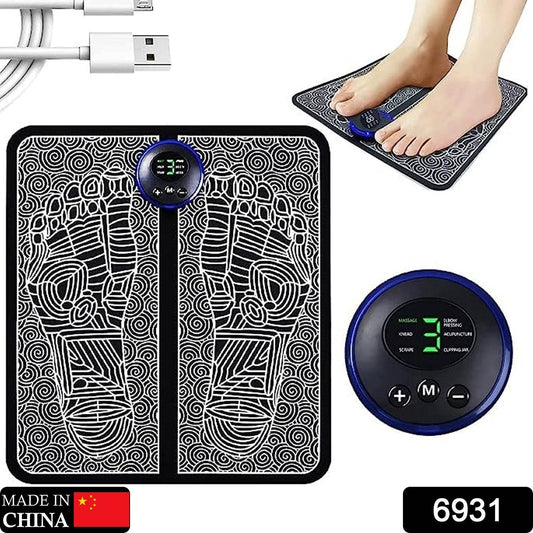 EMS Foot Massager, Electric Feet Massager, Deep Kneading Circulation Foot Booster for Feet and Legs Muscle Stimulator, Folding Portable Electric Massage Machine (Mix Design) - infinityexculsivestore.com