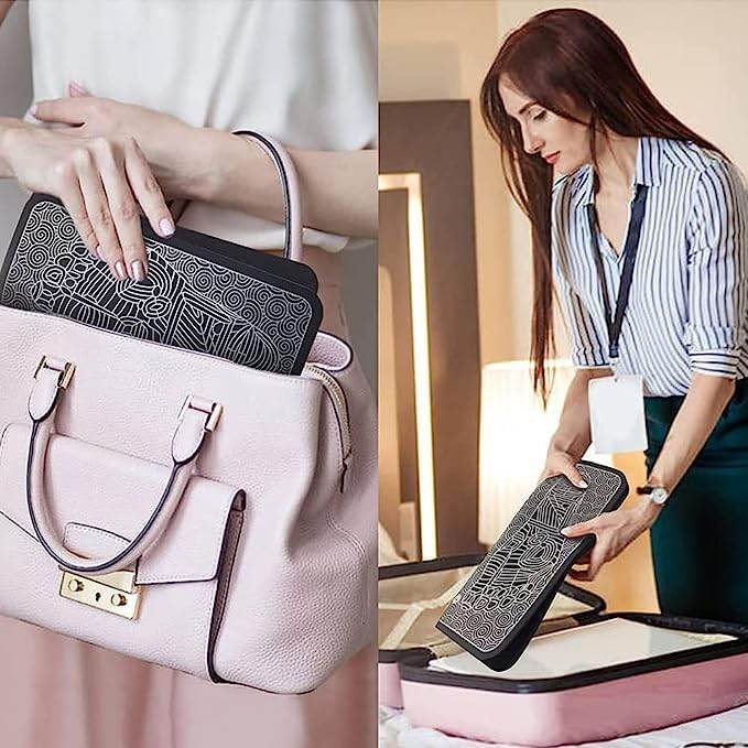 EMS Foot Massager, Electric Feet Massager, Deep Kneading Circulation Foot Booster for Feet and Legs Muscle Stimulator, Folding Portable Electric Massage Machine (Mix Design) - infinityexculsivestore.com