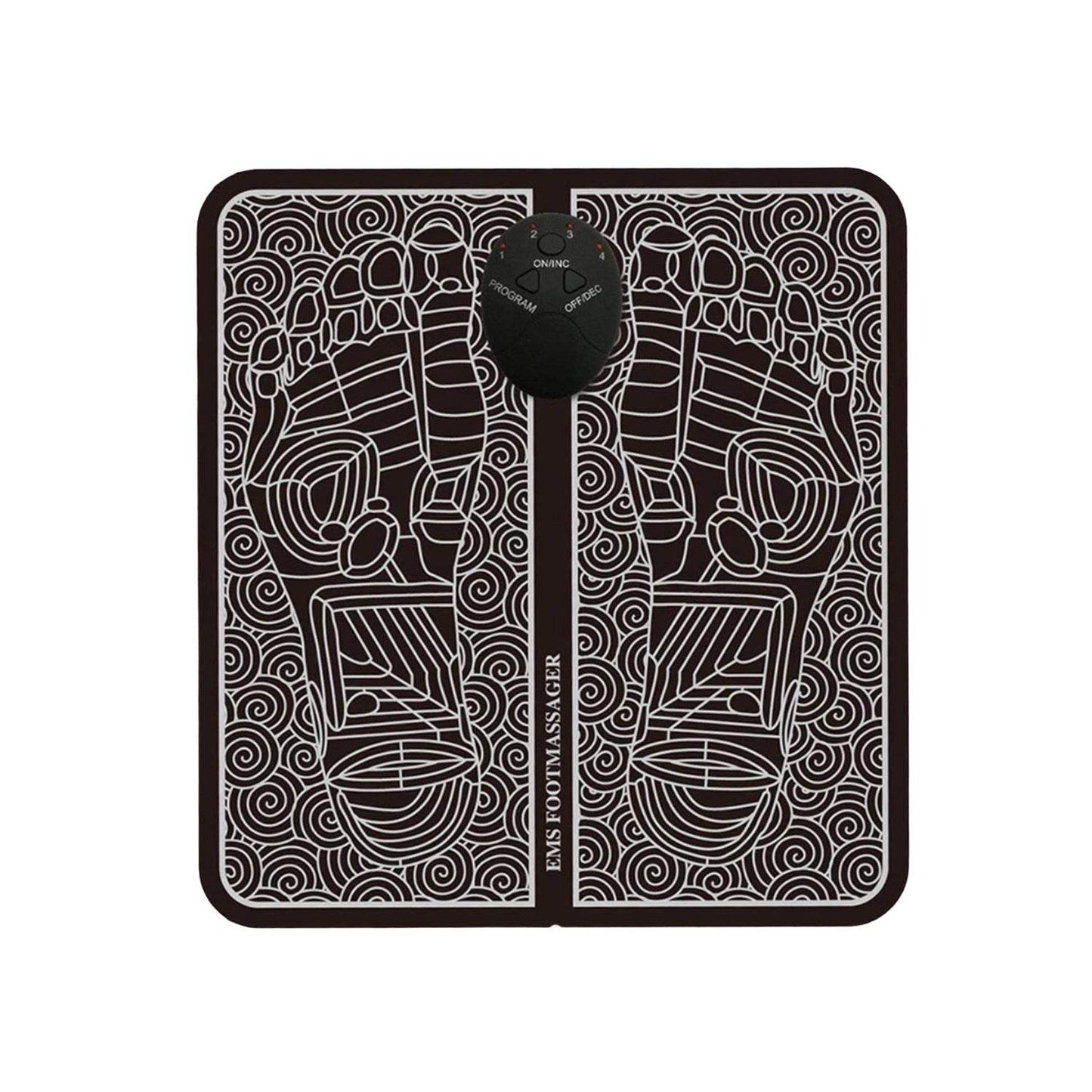 EMS Foot Massager, Electric Feet Massager, Deep Kneading Circulation Foot Booster for Feet and Legs Muscle Stimulator, Folding Portable Electric Massage Machine (Mix Design) - infinityexculsivestore.com