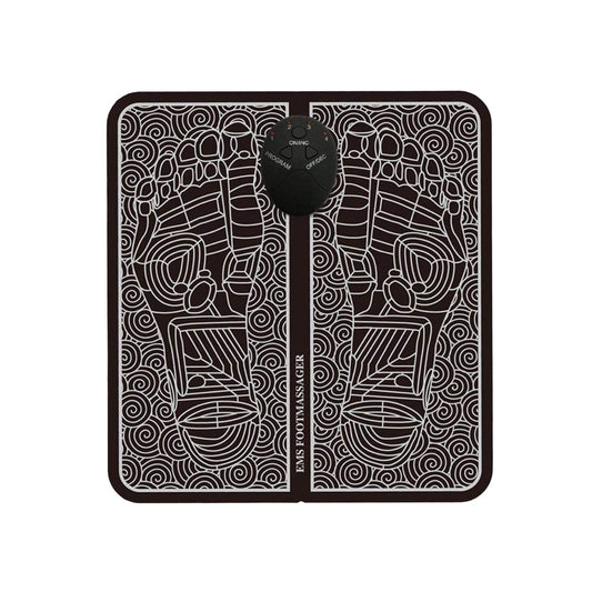EMS Foot Massager, Electric Feet Massager, Deep Kneading Circulation Foot Booster for Feet and Legs Muscle Stimulator, Folding Portable Electric Massage Machine (Mix Design) - infinityexculsivestore.com