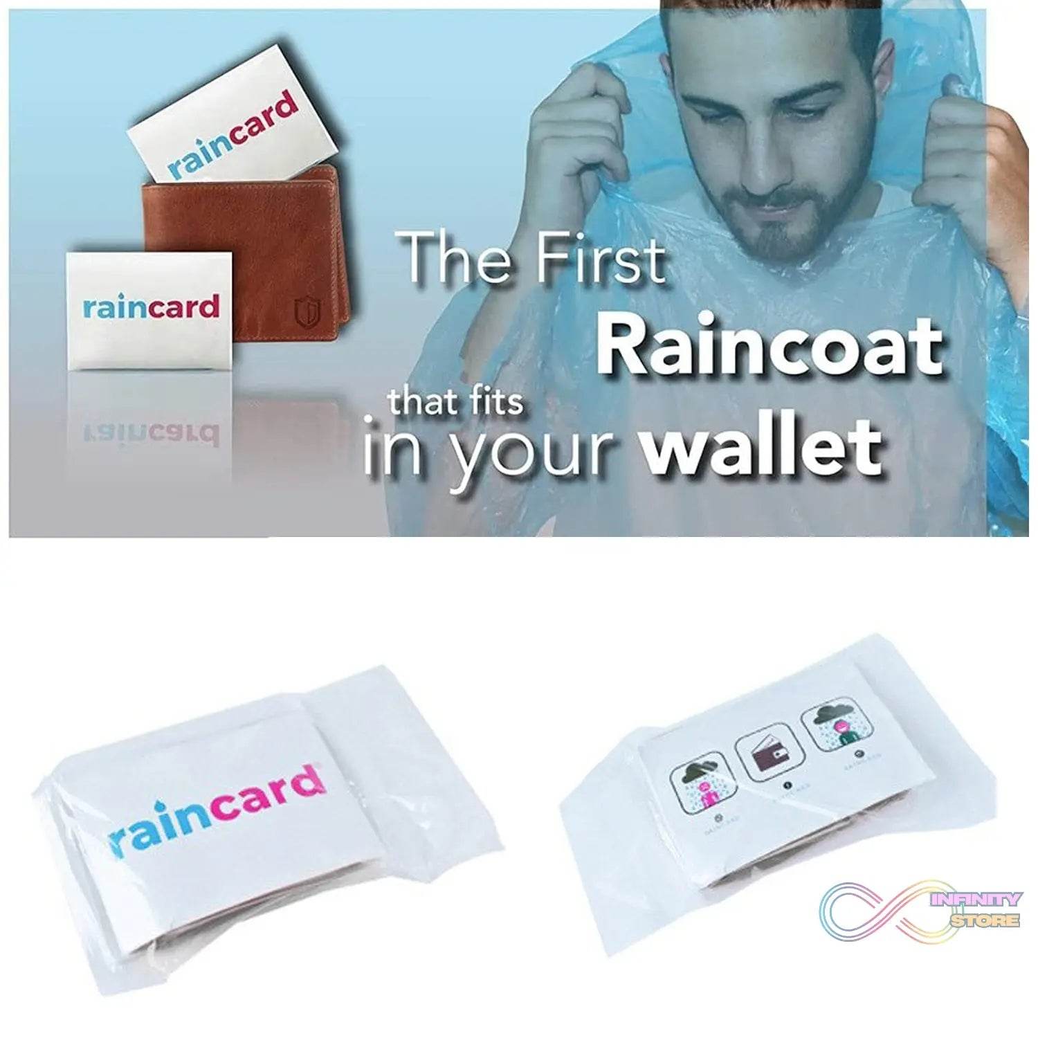 Easy to Carry Emergency Waterproof Rain coat pouch - infinityexculsivestore.com