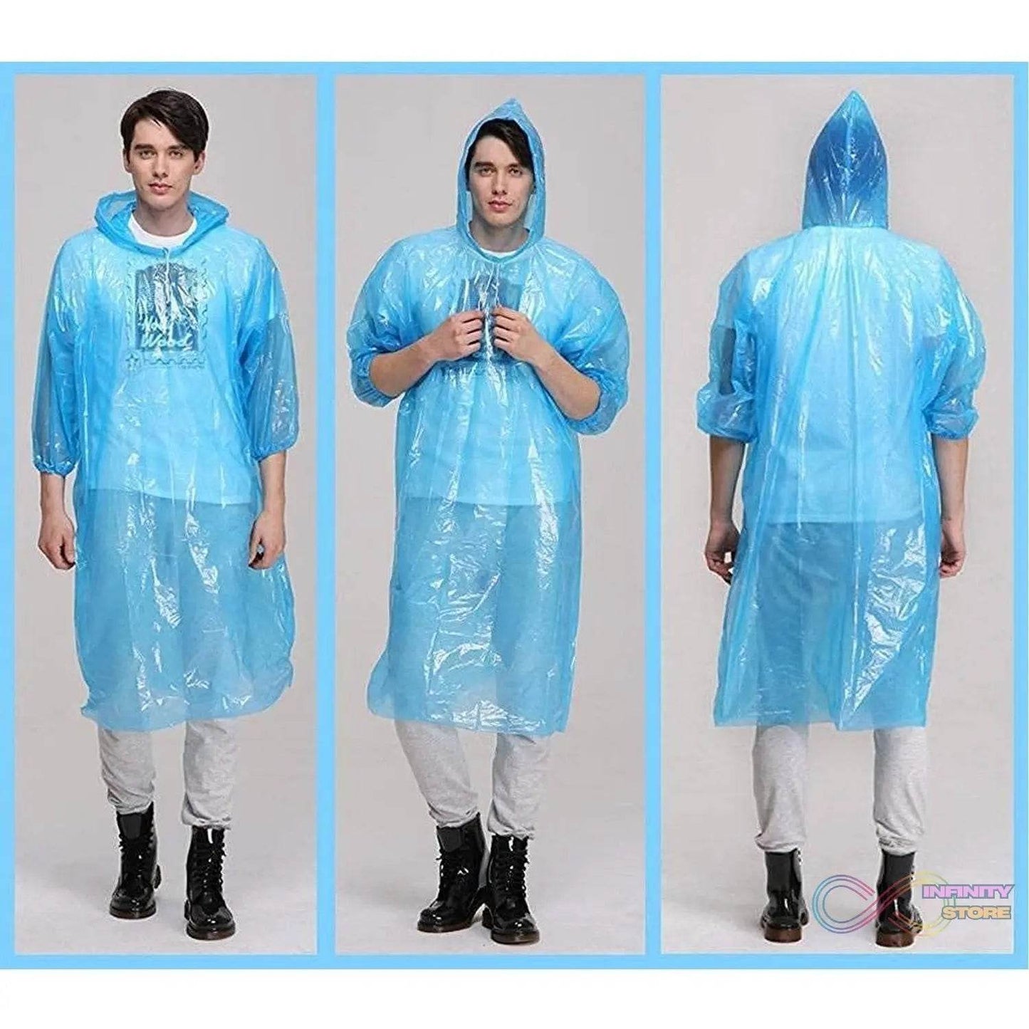 Easy to Carry Emergency Waterproof Rain coat pouch - infinityexculsivestore.com