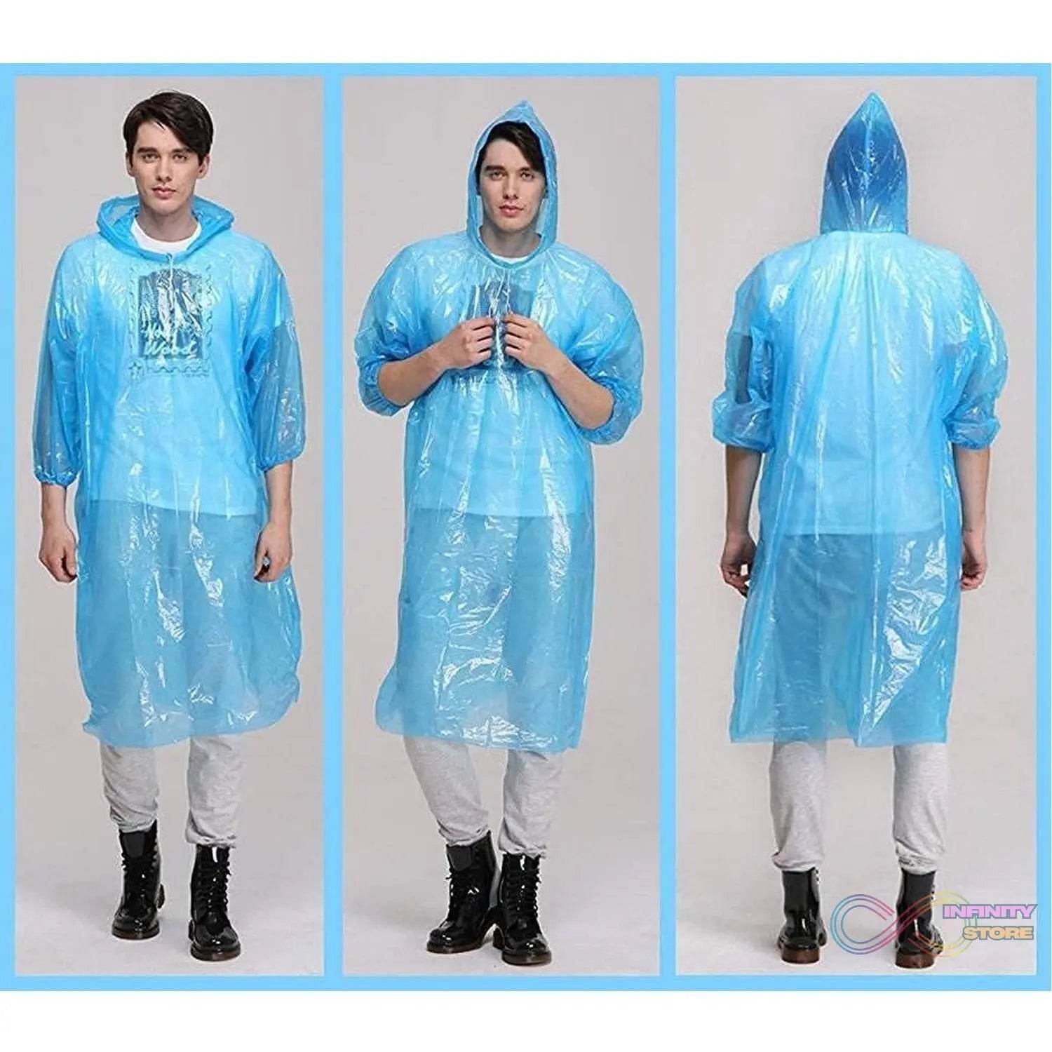 Easy to Carry Emergency Waterproof Rain coat pouch - infinityexculsivestore.com