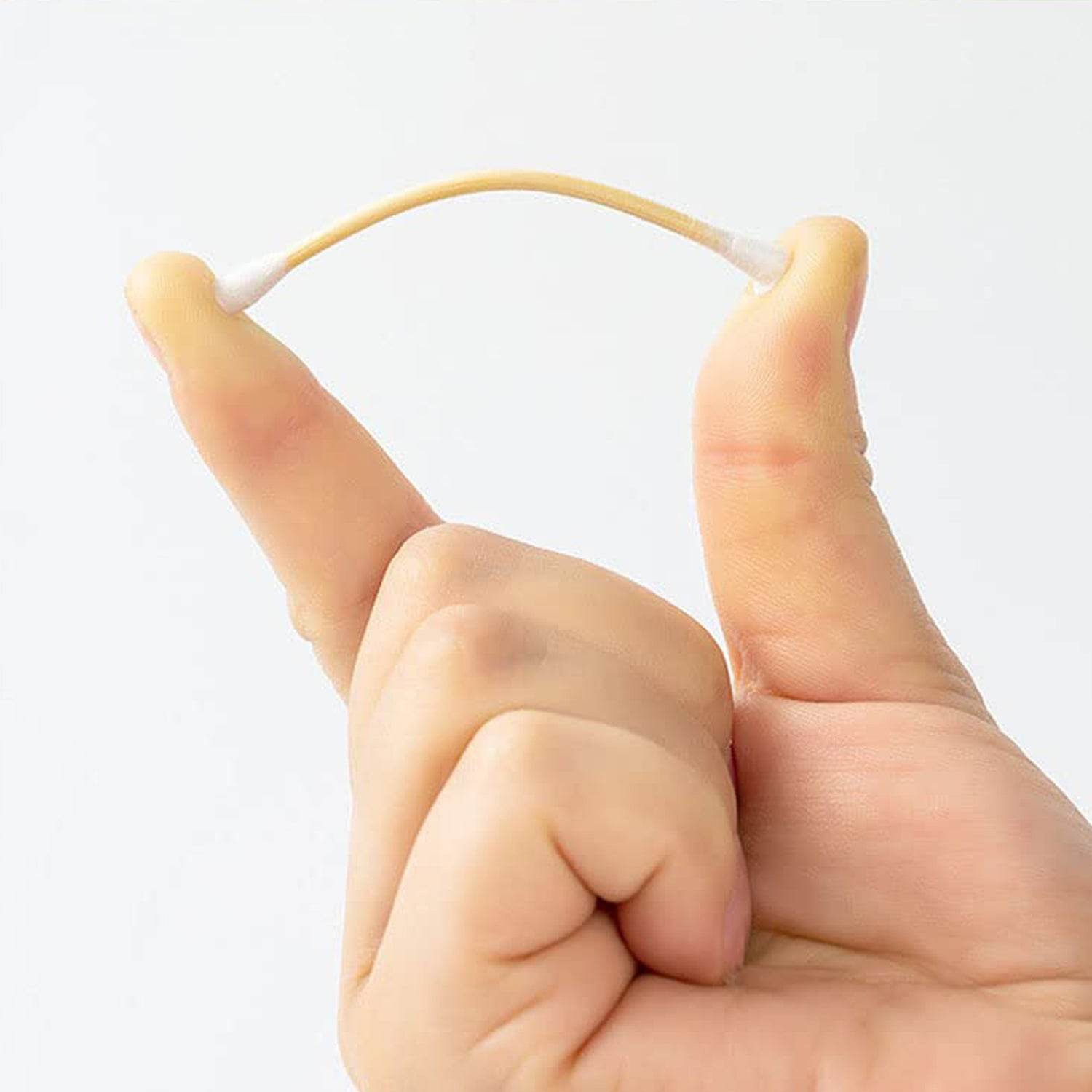 Eco-Friendly Bamboo Cotton Swabs with Wooden Handles (Pack of 20) - infinityexculsivestore.com
