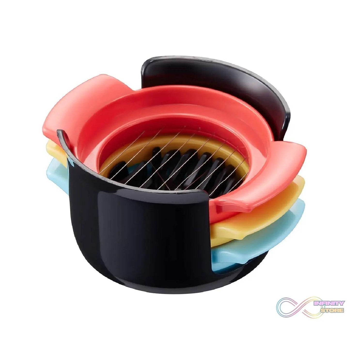 Egg Cutter Multifunctional 3 in 1 Stainless Steel Cutting Wire Cut Cutter-Durable Stainless Steel Wires. - infinityexculsivestore.com