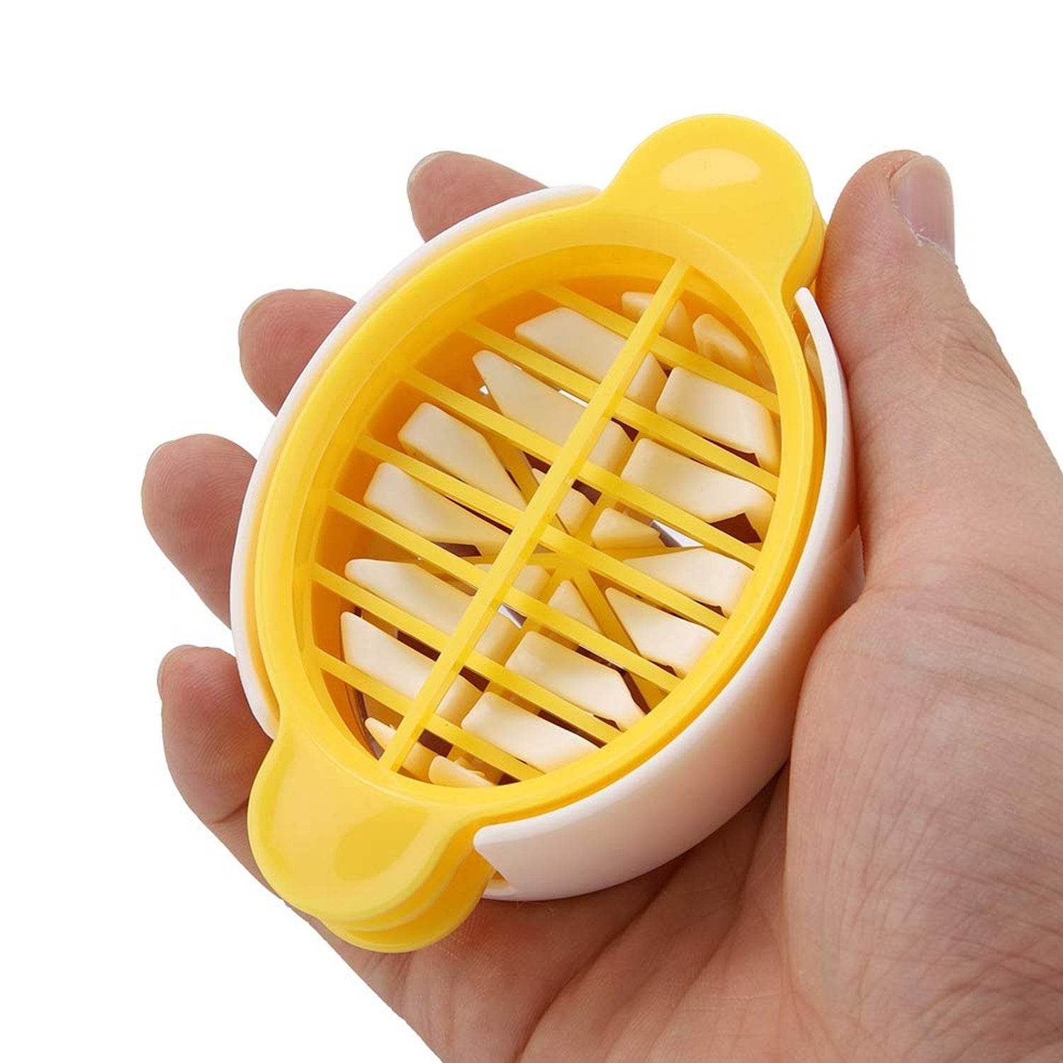 Egg Slicer, 3 in 1 Boiled Egg Slicer, Egg Slicer, Preserved Egg Slicer, Home Restaurant Kitchen Tool (1 Pc) - infinityexculsivestore.com