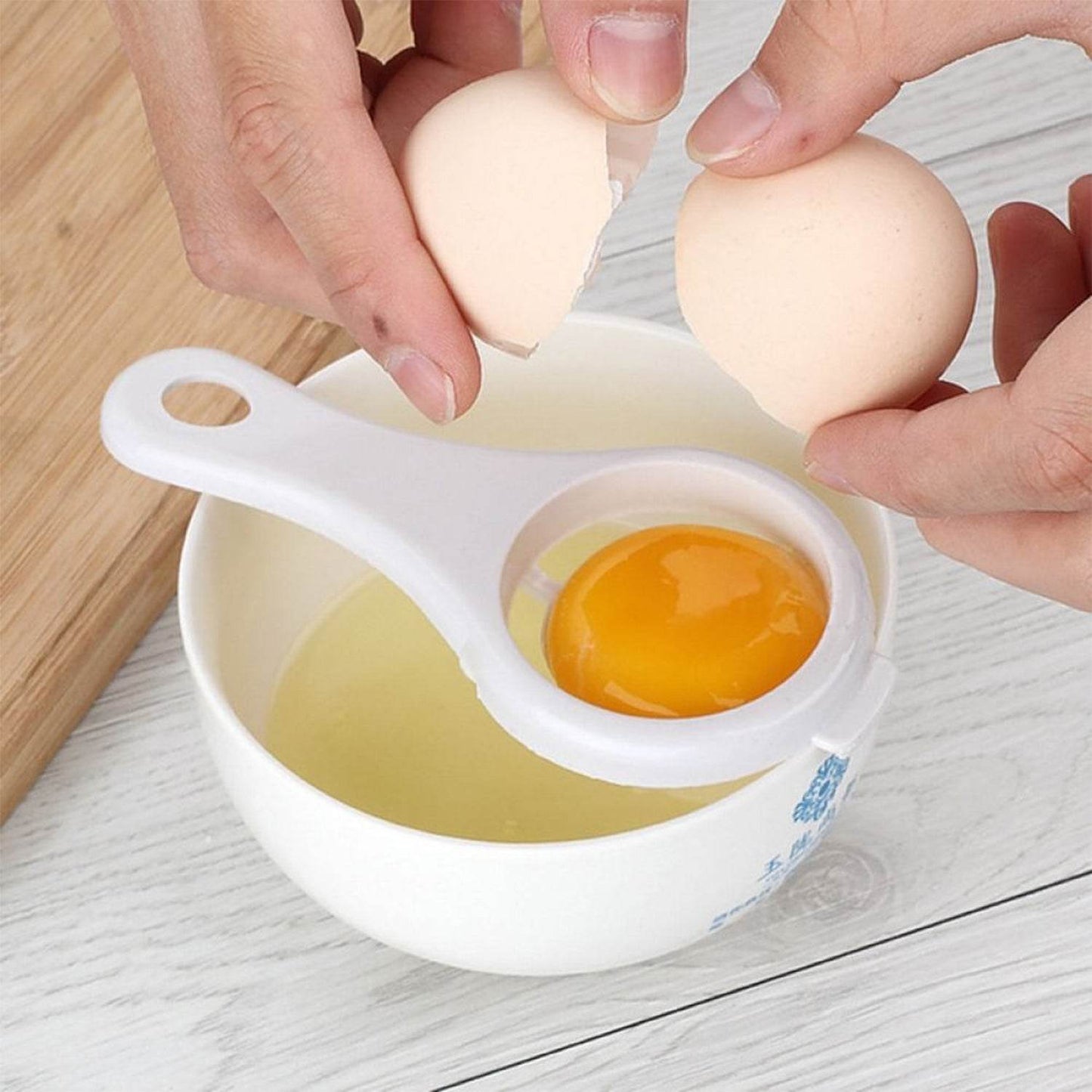 Egg Yolk Separator, Egg White Yolk Filter Separator, Egg Strainer Spoon Filter Egg Divider - infinityexculsivestore.com
