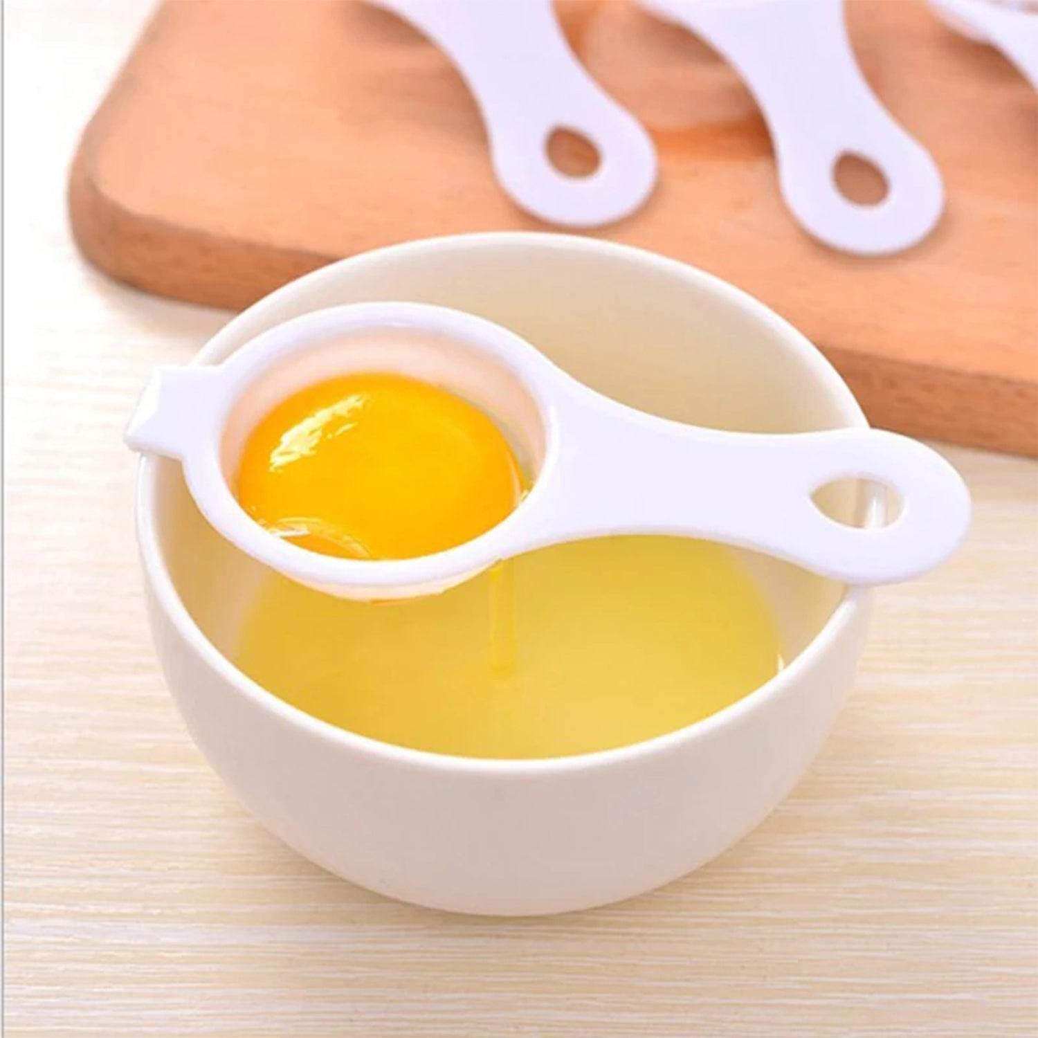 Egg Yolk Separator, Egg White Yolk Filter Separator, Egg Strainer Spoon Filter Egg Divider - infinityexculsivestore.com