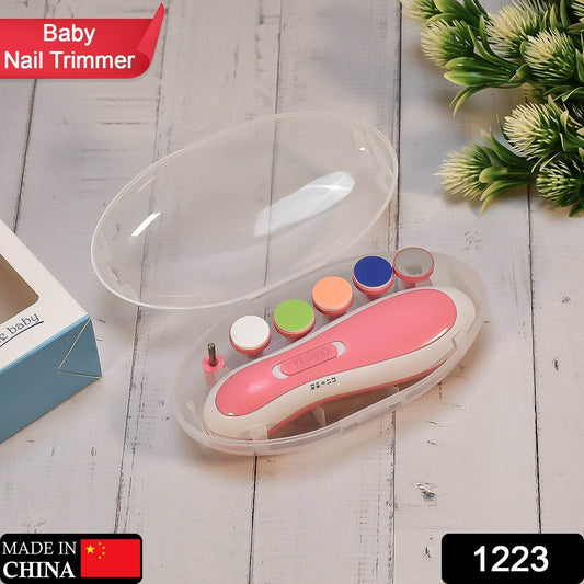 Electric Baby Nail Trimmer with Grinding Heads for Newborn Infant and Toddler - infinityexculsivestore.com
