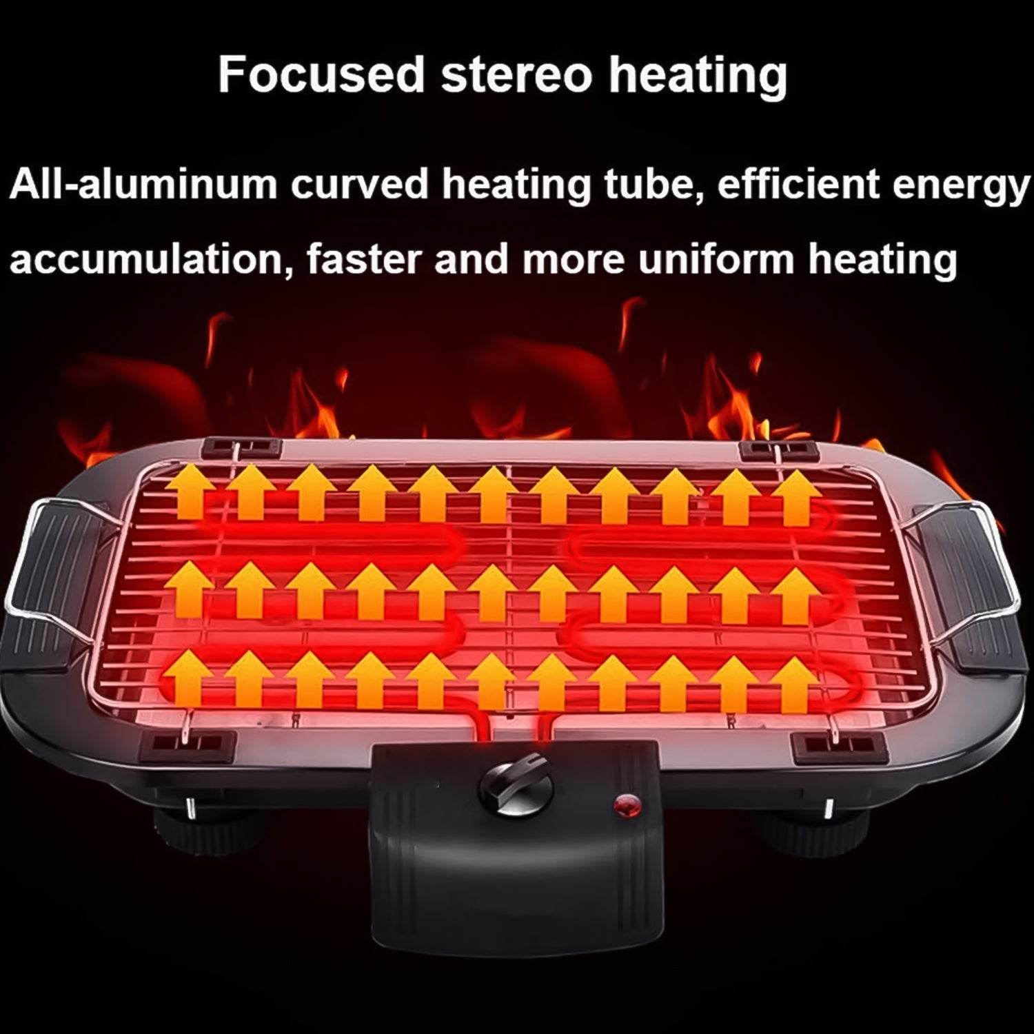 Electric Barbecue Grill 2000w (1 Pc) - infinityexculsivestore.com