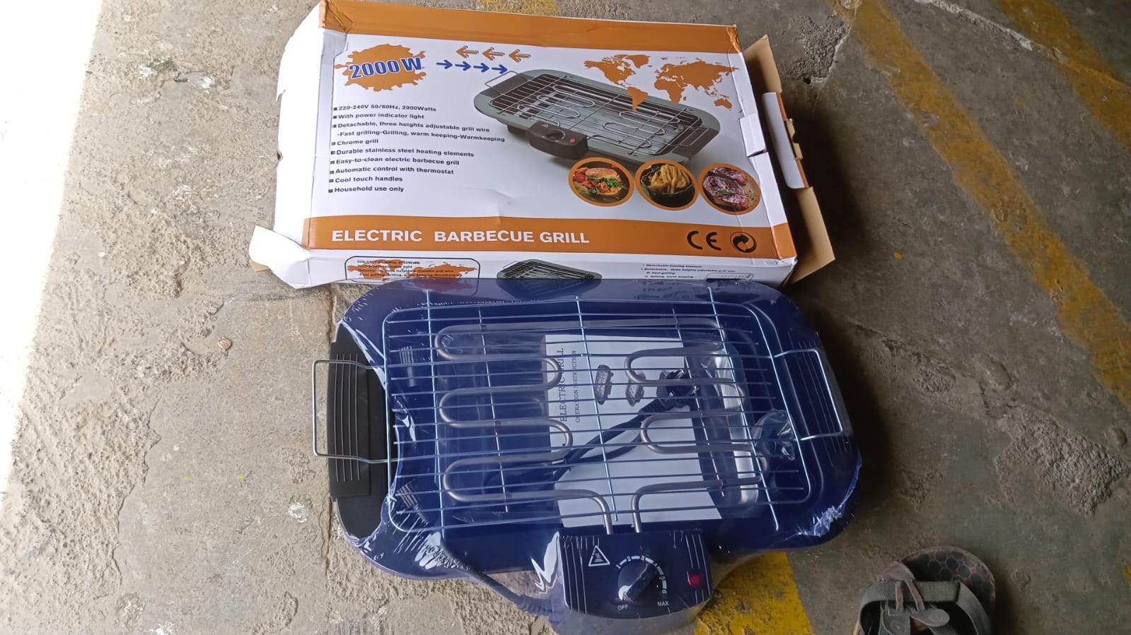 Electric Barbecue Grill 2000w (1 Pc) - infinityexculsivestore.com