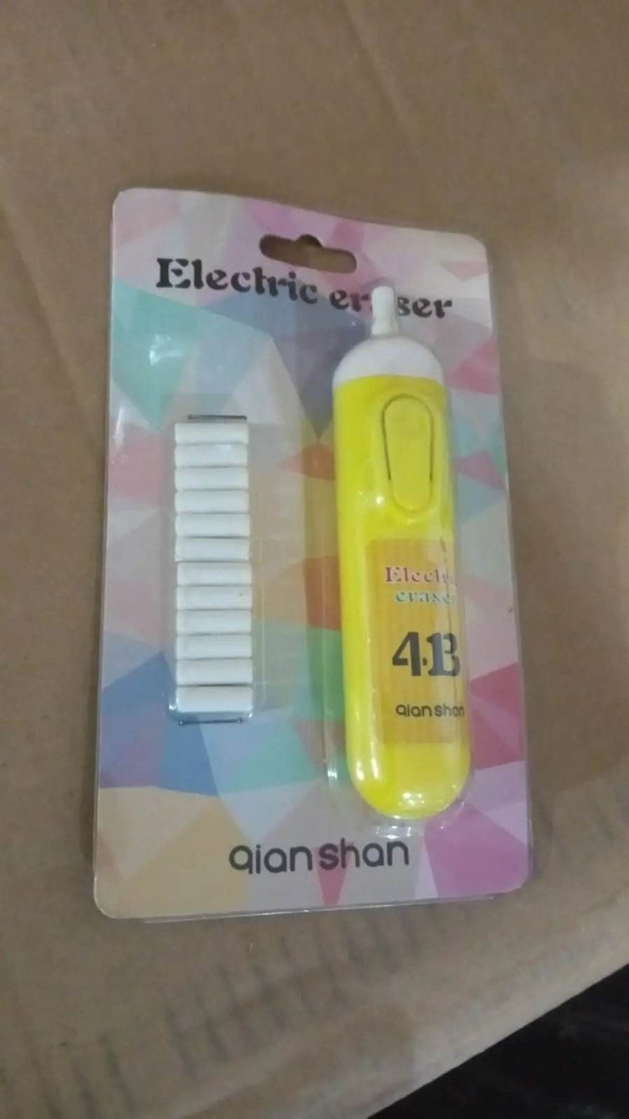 Electric Eraser Kit Automatic Pencil Eraser Battery Operated with 12 Eraser Refills - infinityexculsivestore.com