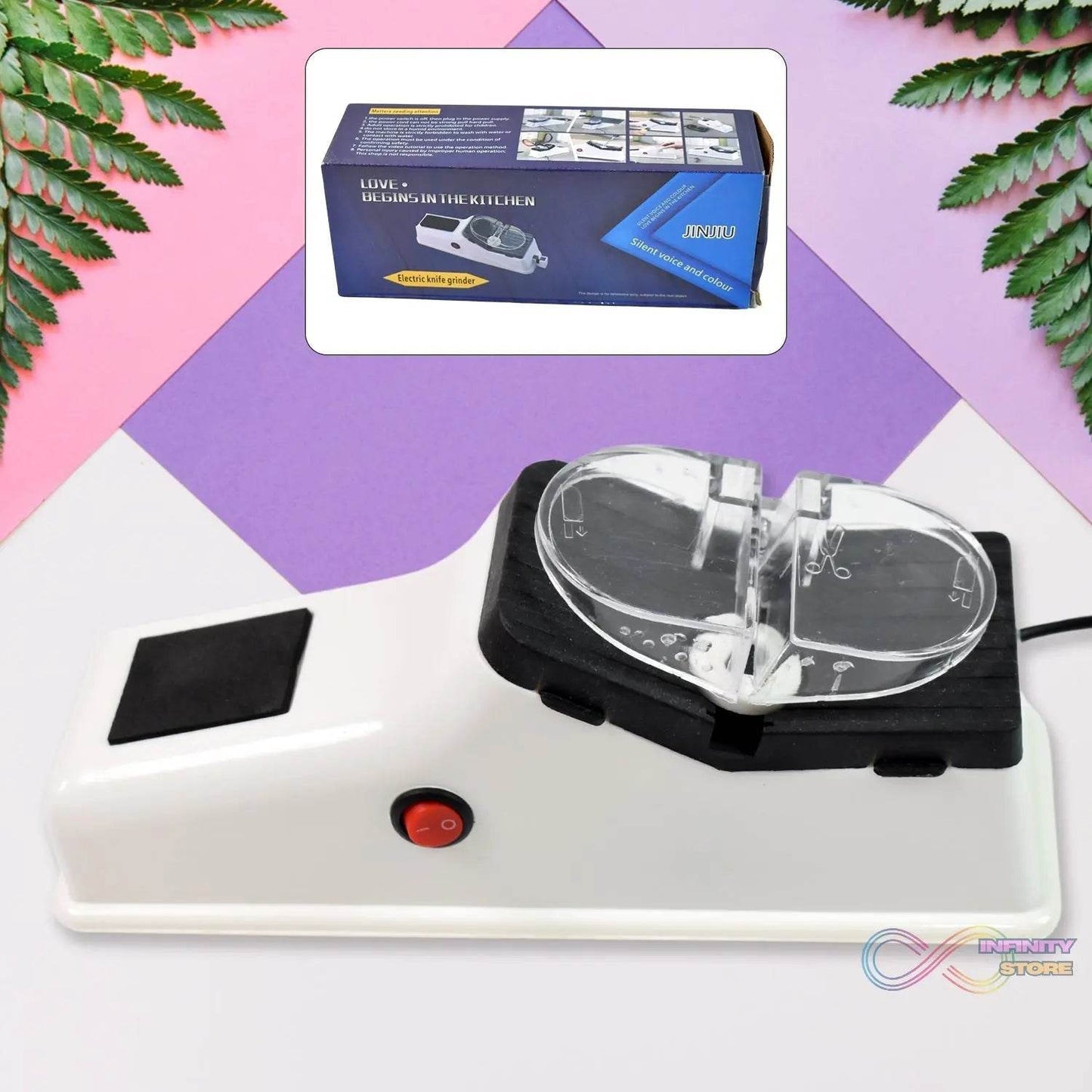 Electric Knives Sharpener USB Powered Multi-Function (1 Pc) - infinityexculsivestore.com