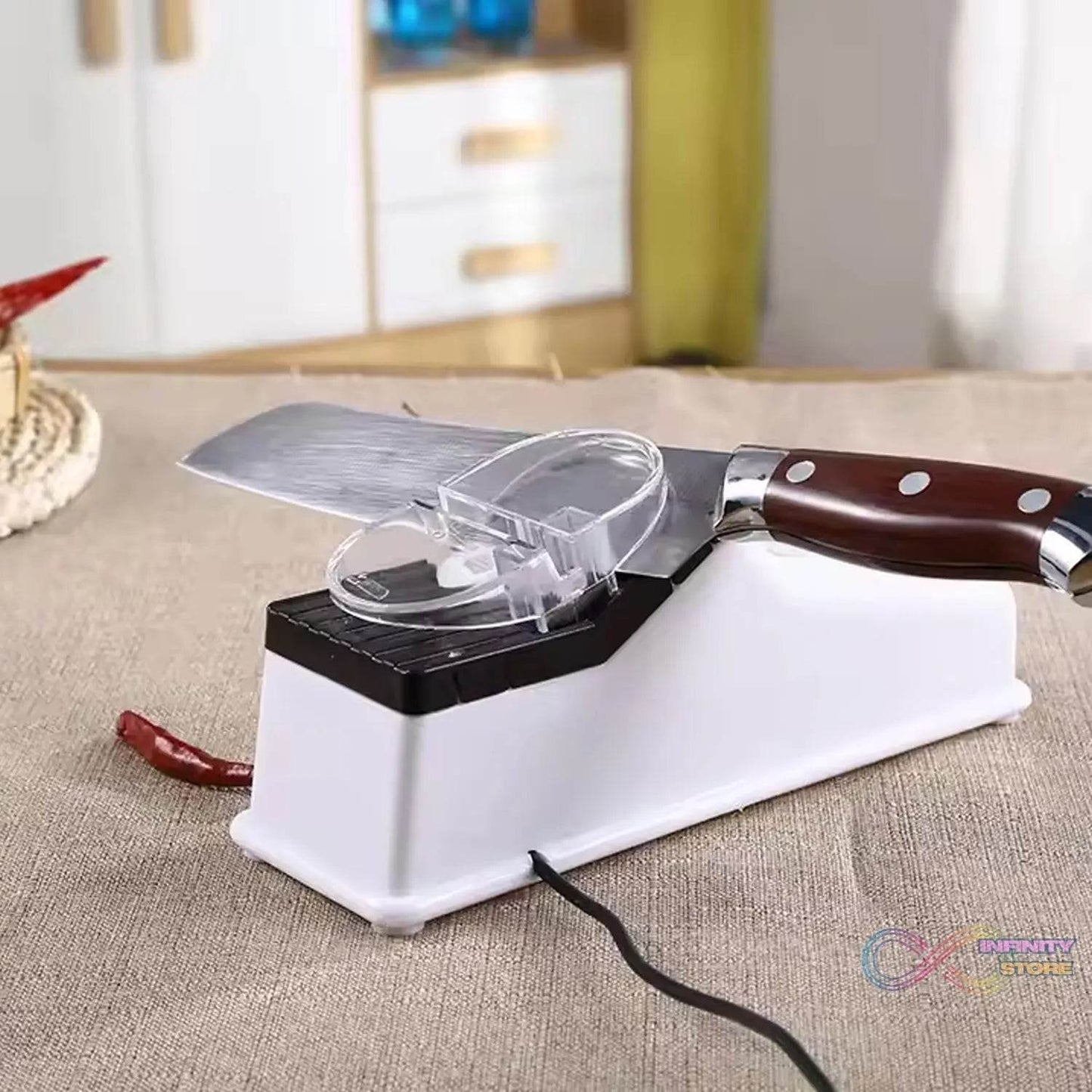 Electric Knives Sharpener USB Powered Multi-Function (1 Pc) - infinityexculsivestore.com