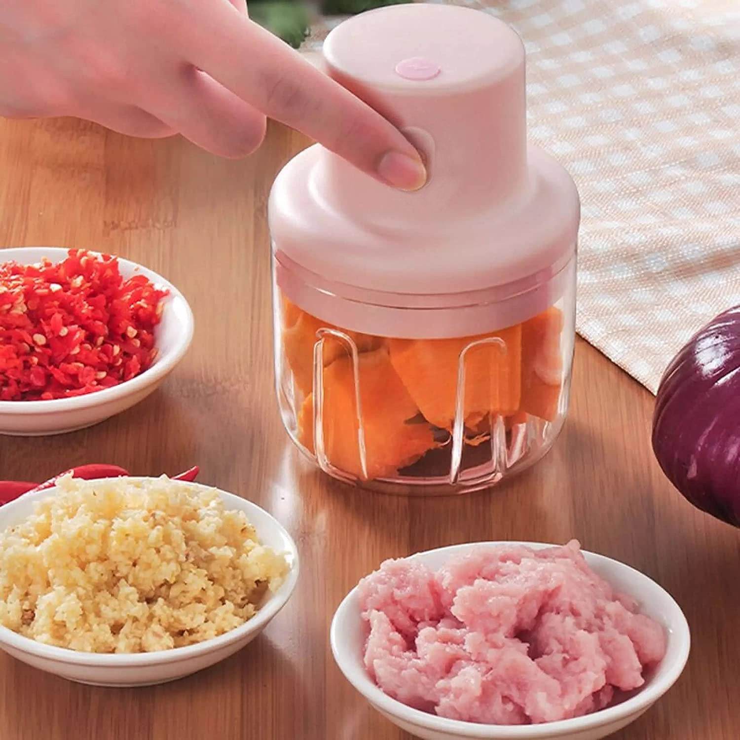 Electric Mini Garlic Chopper (250ml) - infinityexculsivestore.com